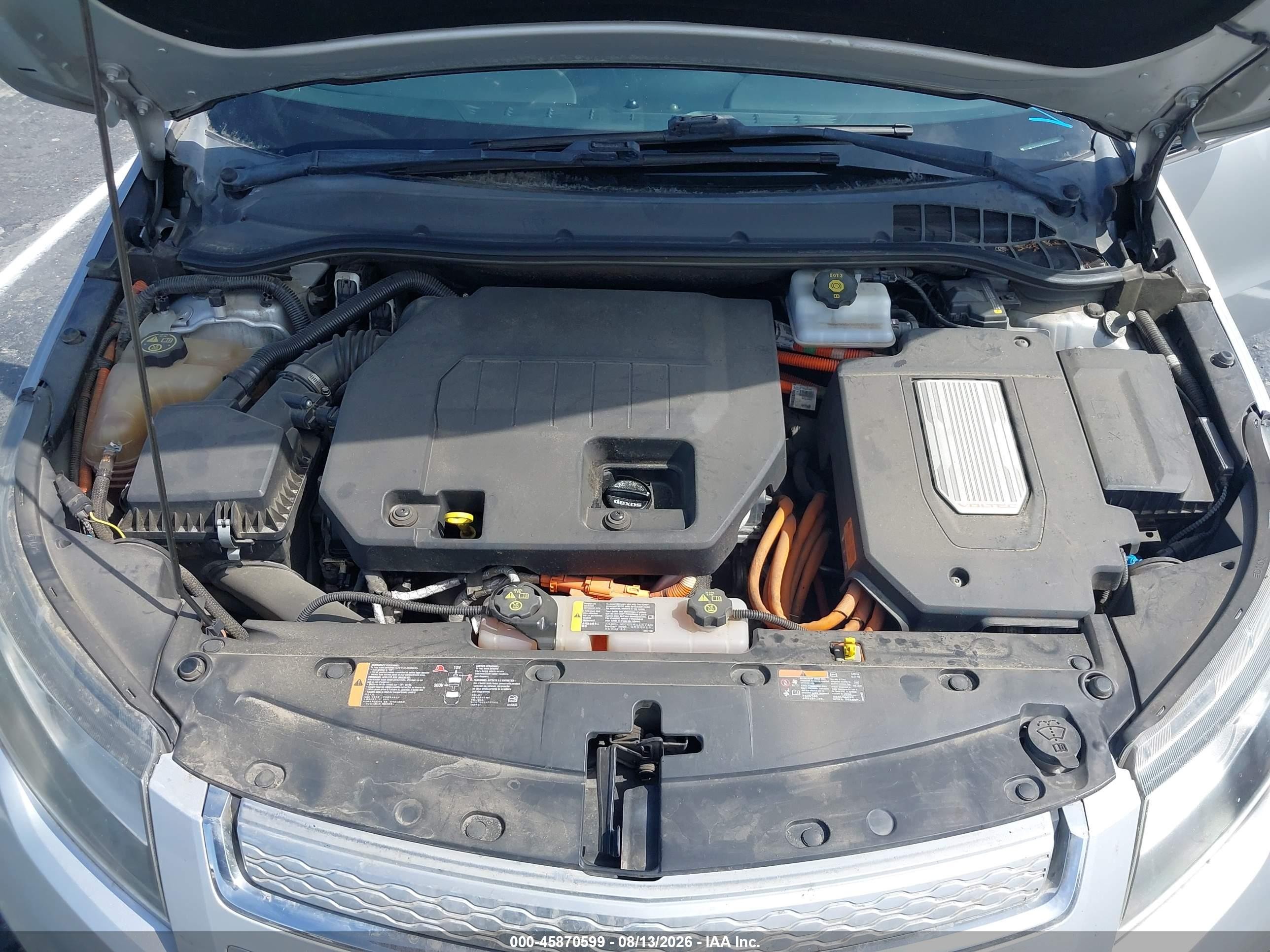 2014 Chevrolet Volt   Silver vin: 1G1RH6E43EU162003