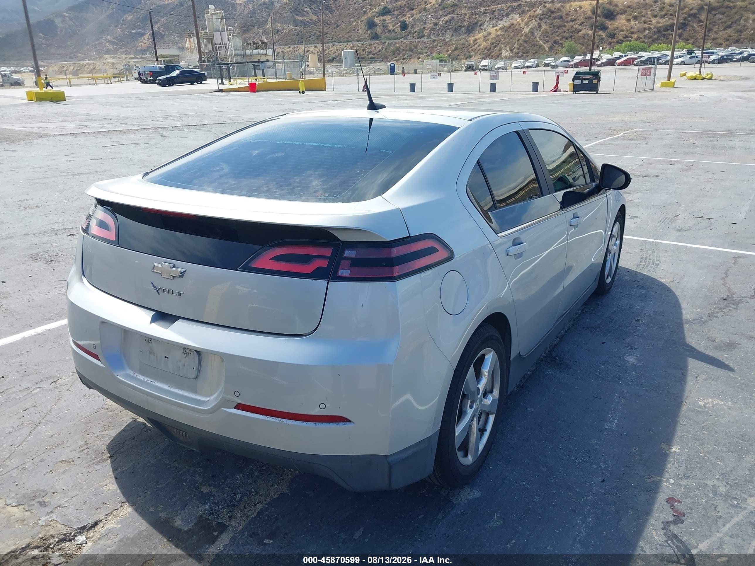 2014 Chevrolet Volt   Silver vin: 1G1RH6E43EU162003