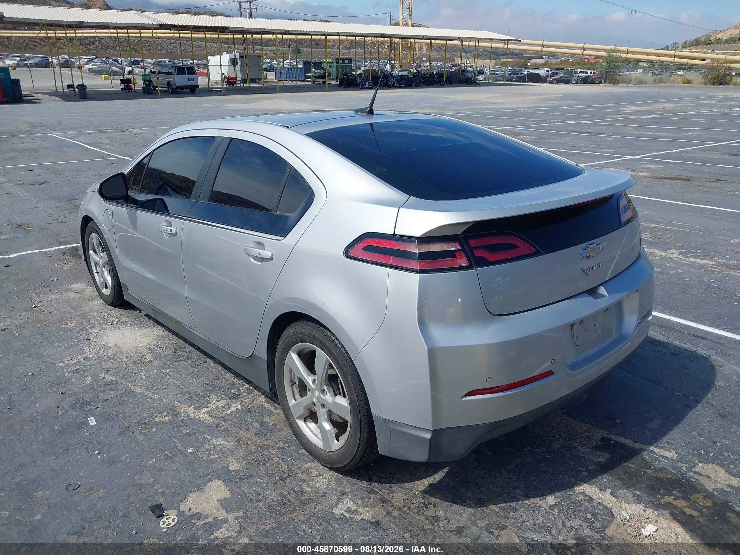 2014 Chevrolet Volt   Silver vin: 1G1RH6E43EU162003