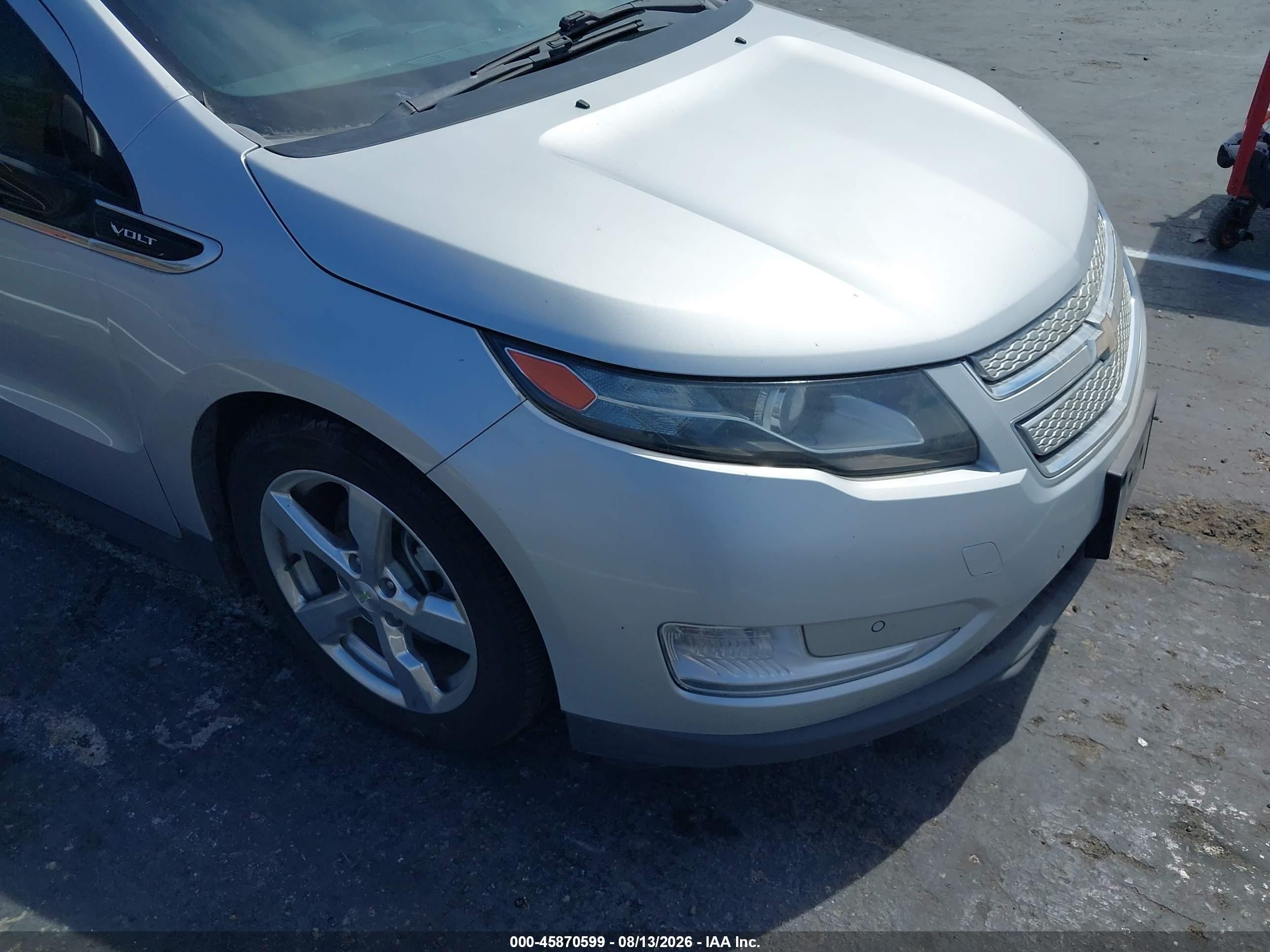 2014 Chevrolet Volt   Silver vin: 1G1RH6E43EU162003