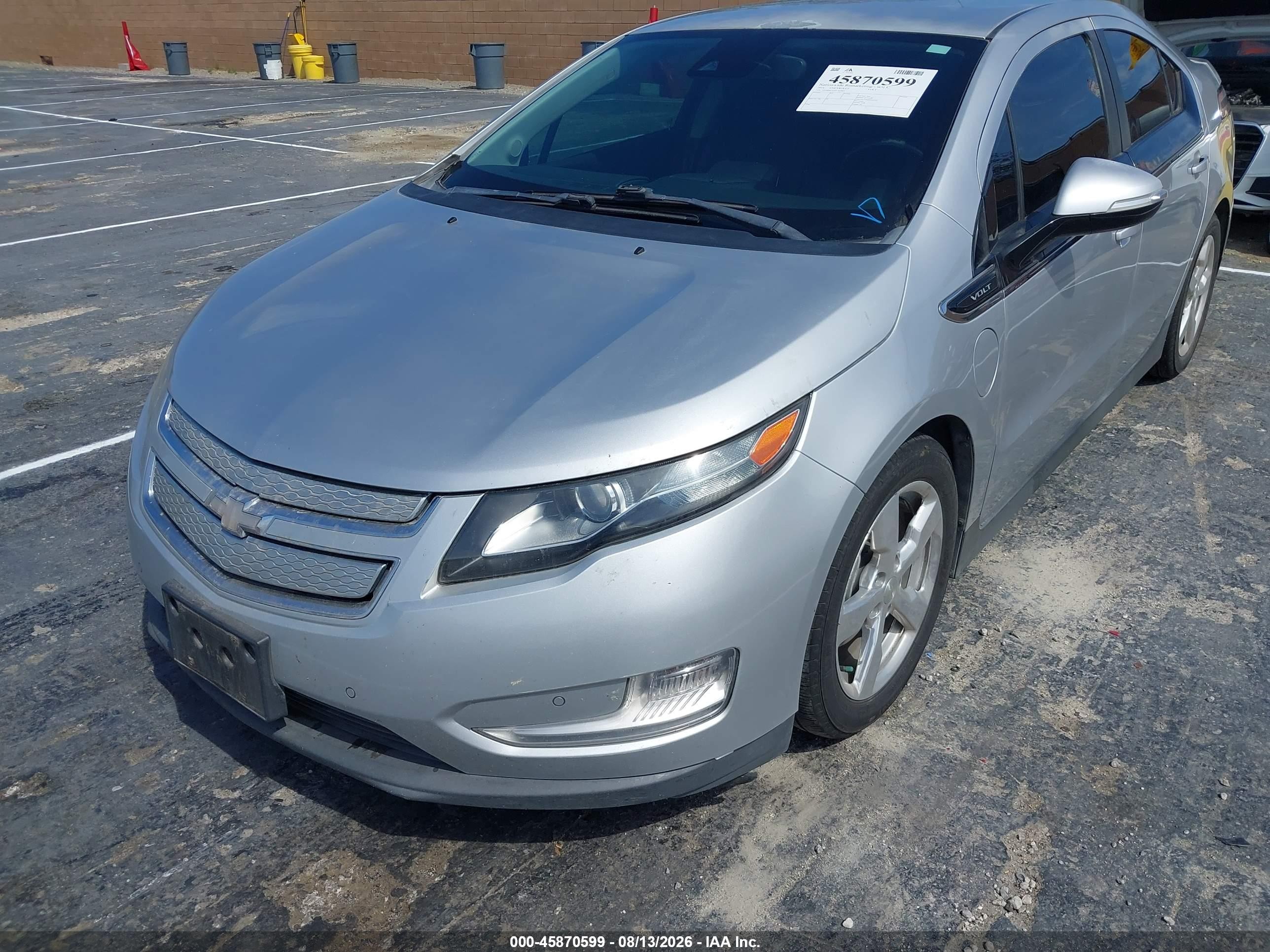 2014 Chevrolet Volt   Silver vin: 1G1RH6E43EU162003