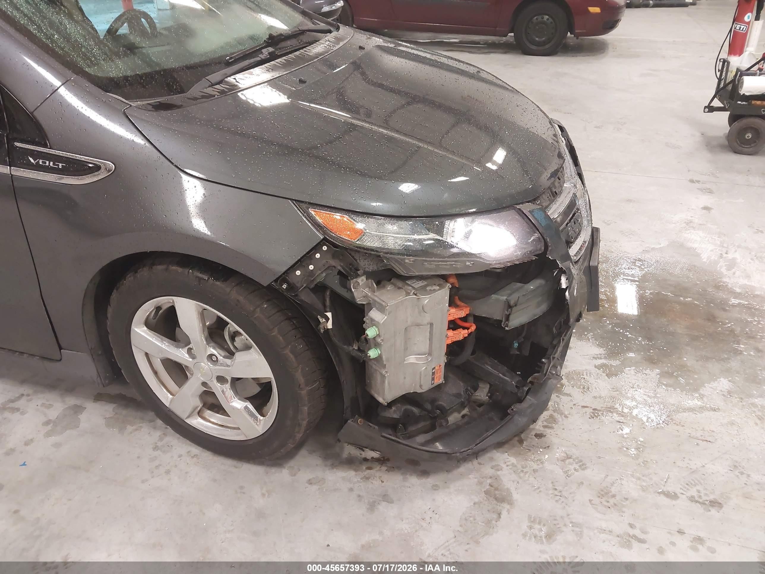 2013 Chevrolet Volt   Gray vin: 1G1RH6E44DU101130