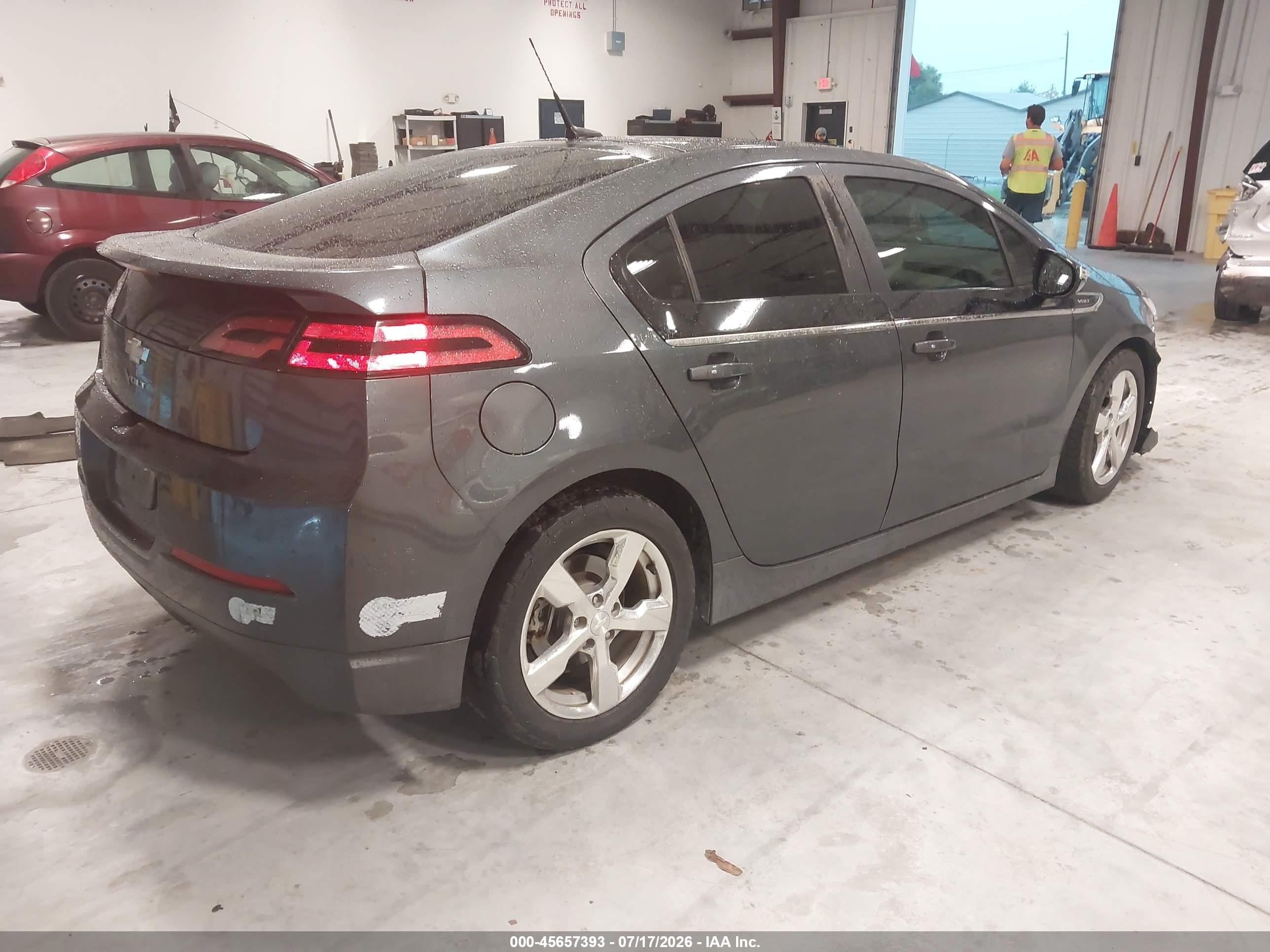 2013 Chevrolet Volt   Gray vin: 1G1RH6E44DU101130