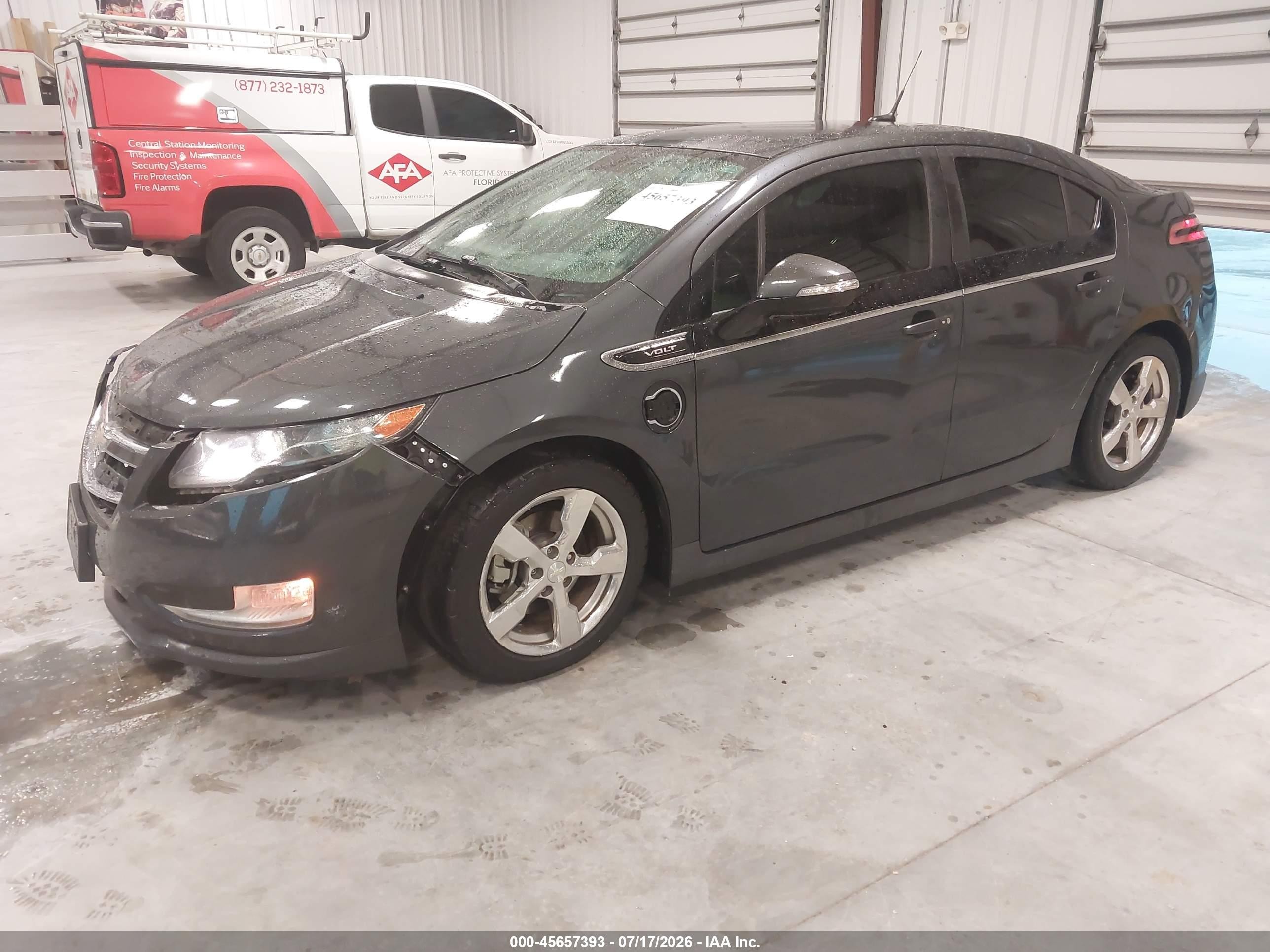 2013 Chevrolet Volt   Gray vin: 1G1RH6E44DU101130