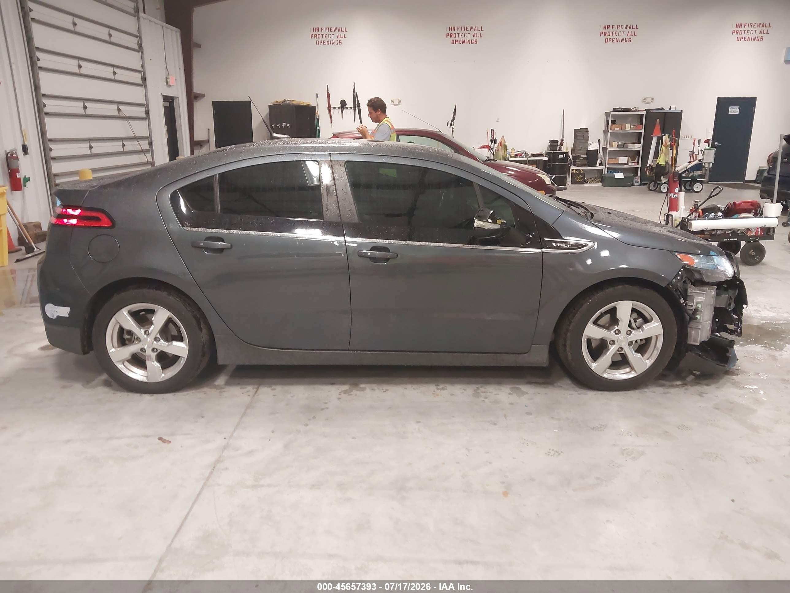2013 Chevrolet Volt   Gray vin: 1G1RH6E44DU101130