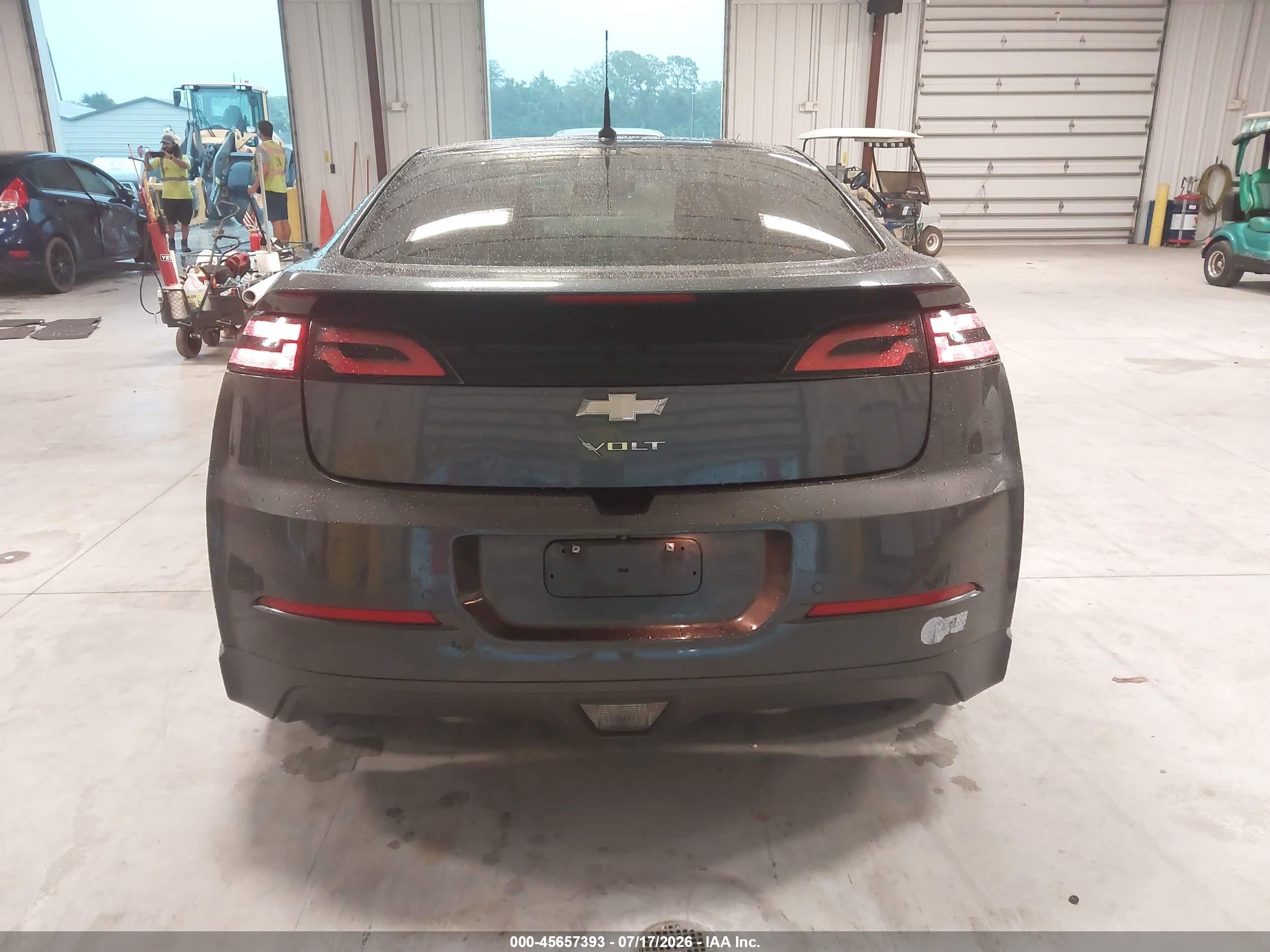 2013 Chevrolet Volt   Gray vin: 1G1RH6E44DU101130