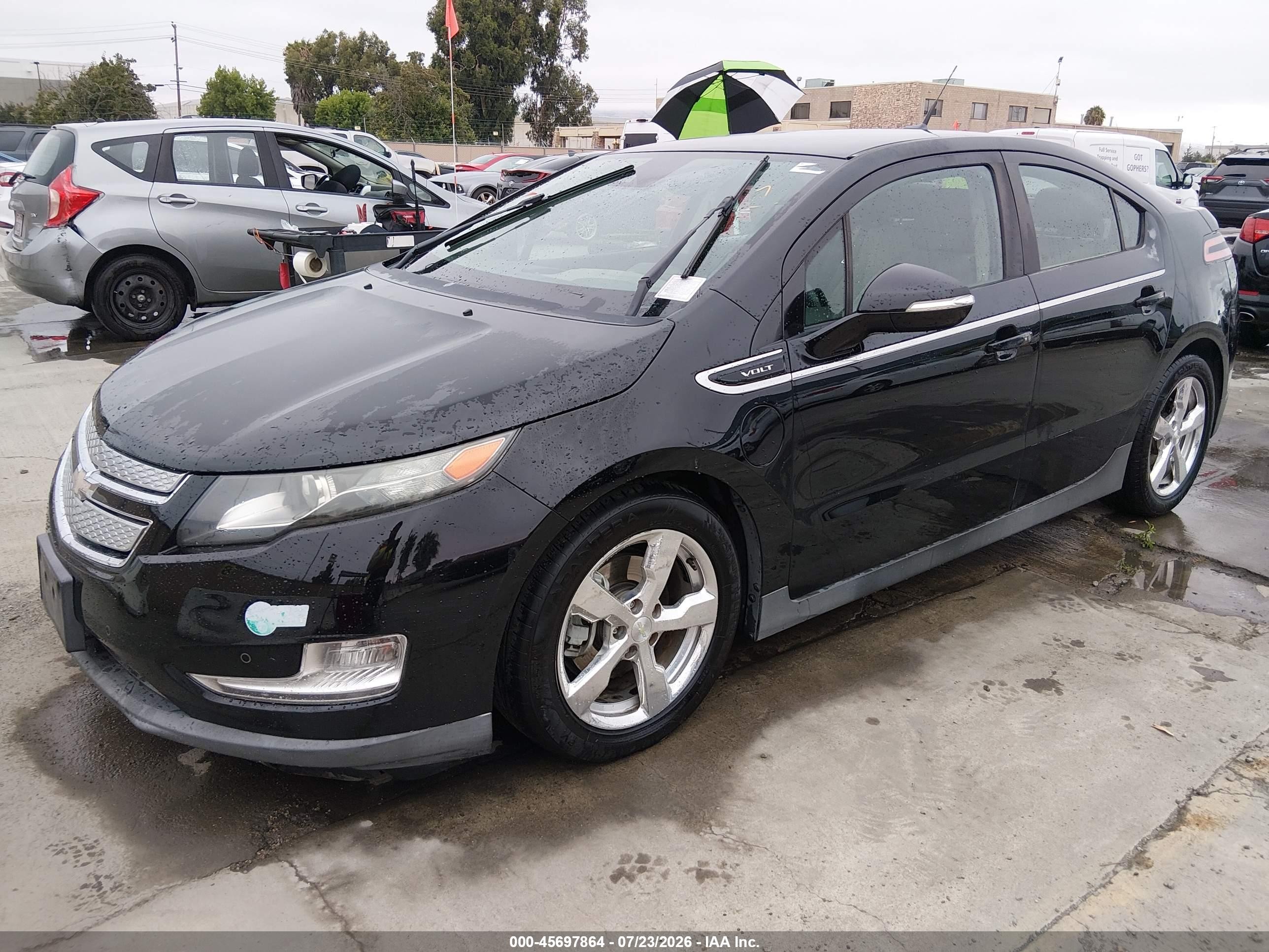 2014 Chevrolet Volt   Black vin: 1G1RH6E44EU140382