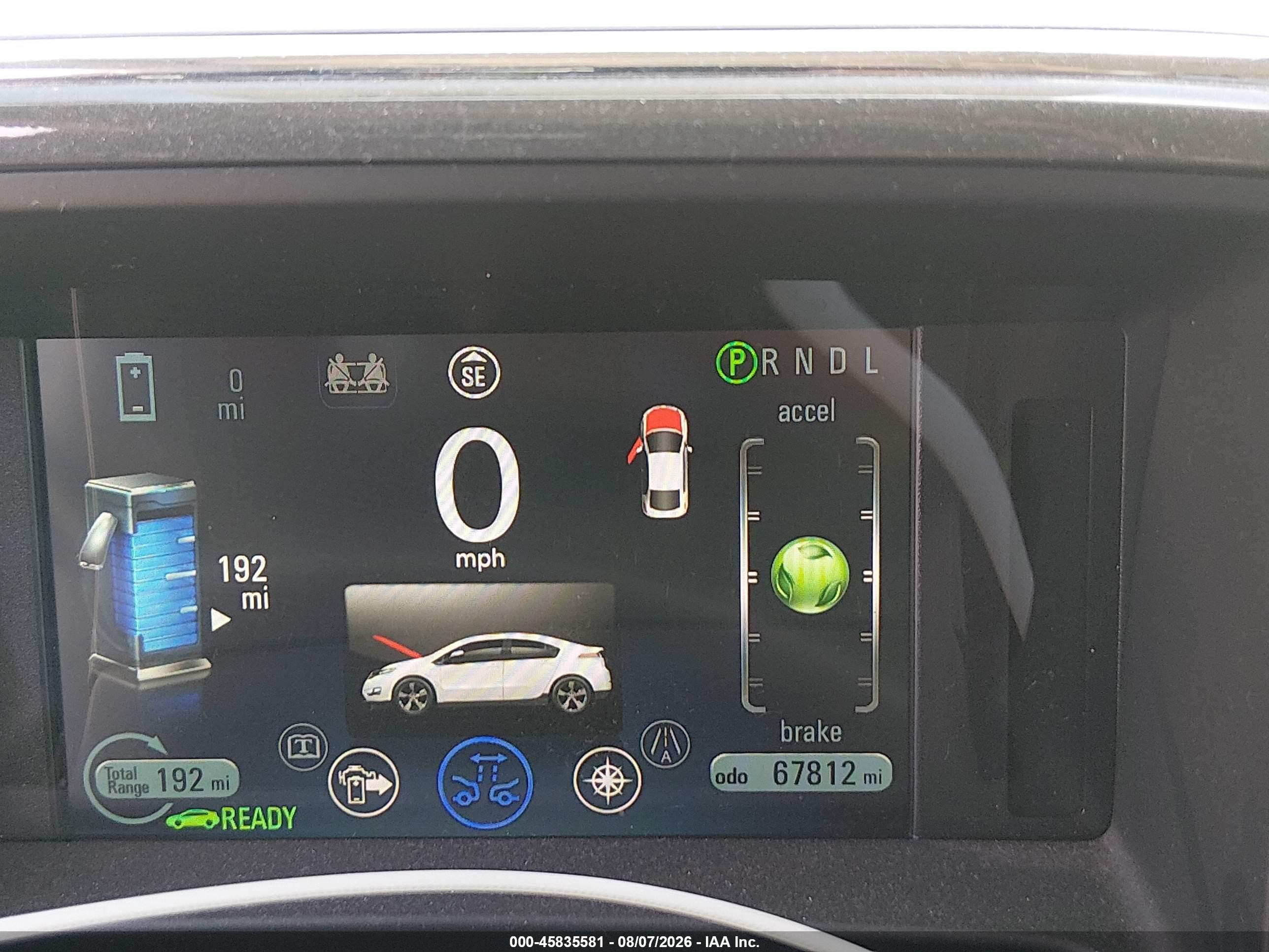 2014 Chevrolet Volt White vin: 1G1RH6E45EU137510