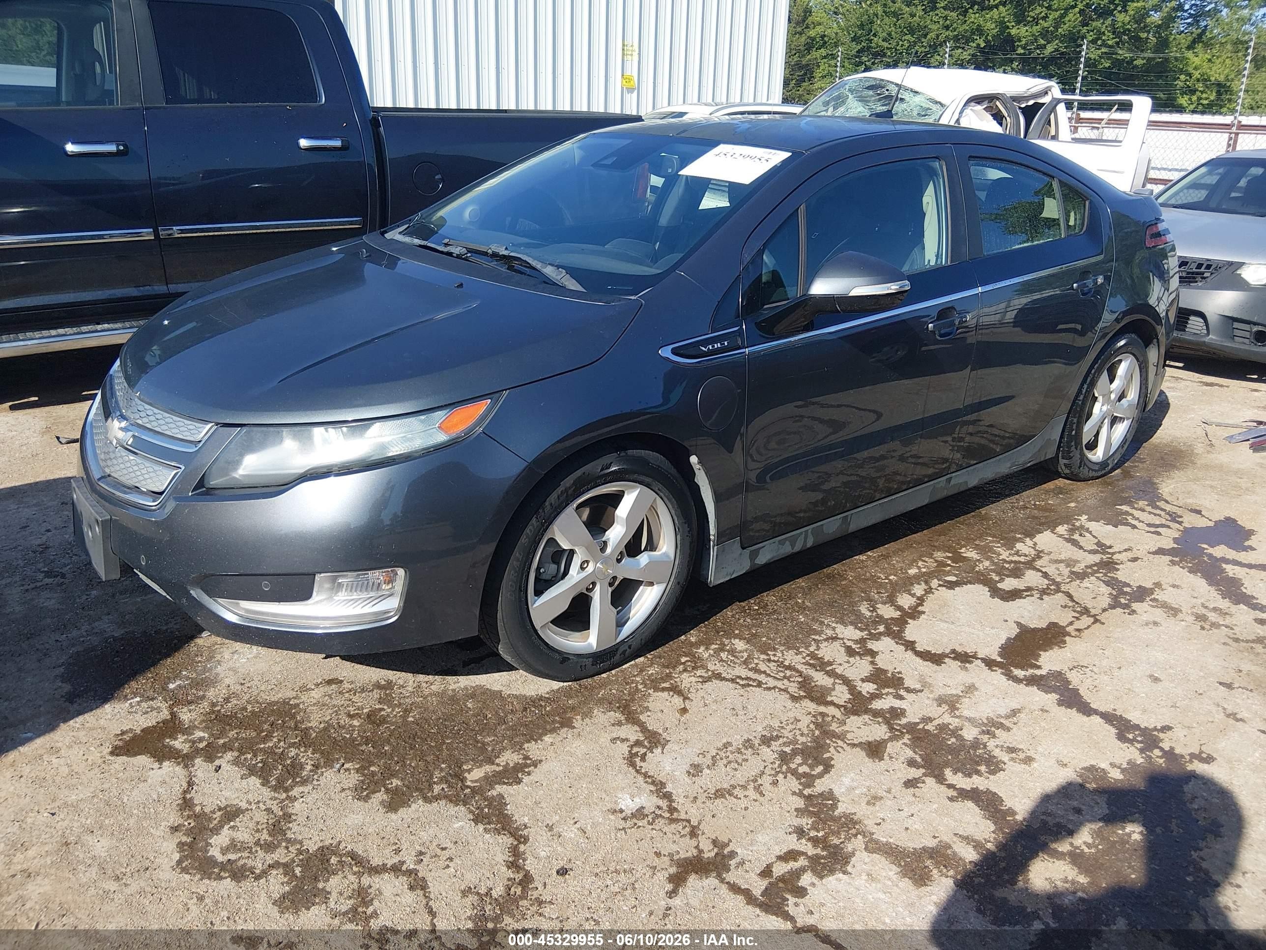 2013 Chevrolet Volt   Gray vin: 1G1RH6E46DU107222