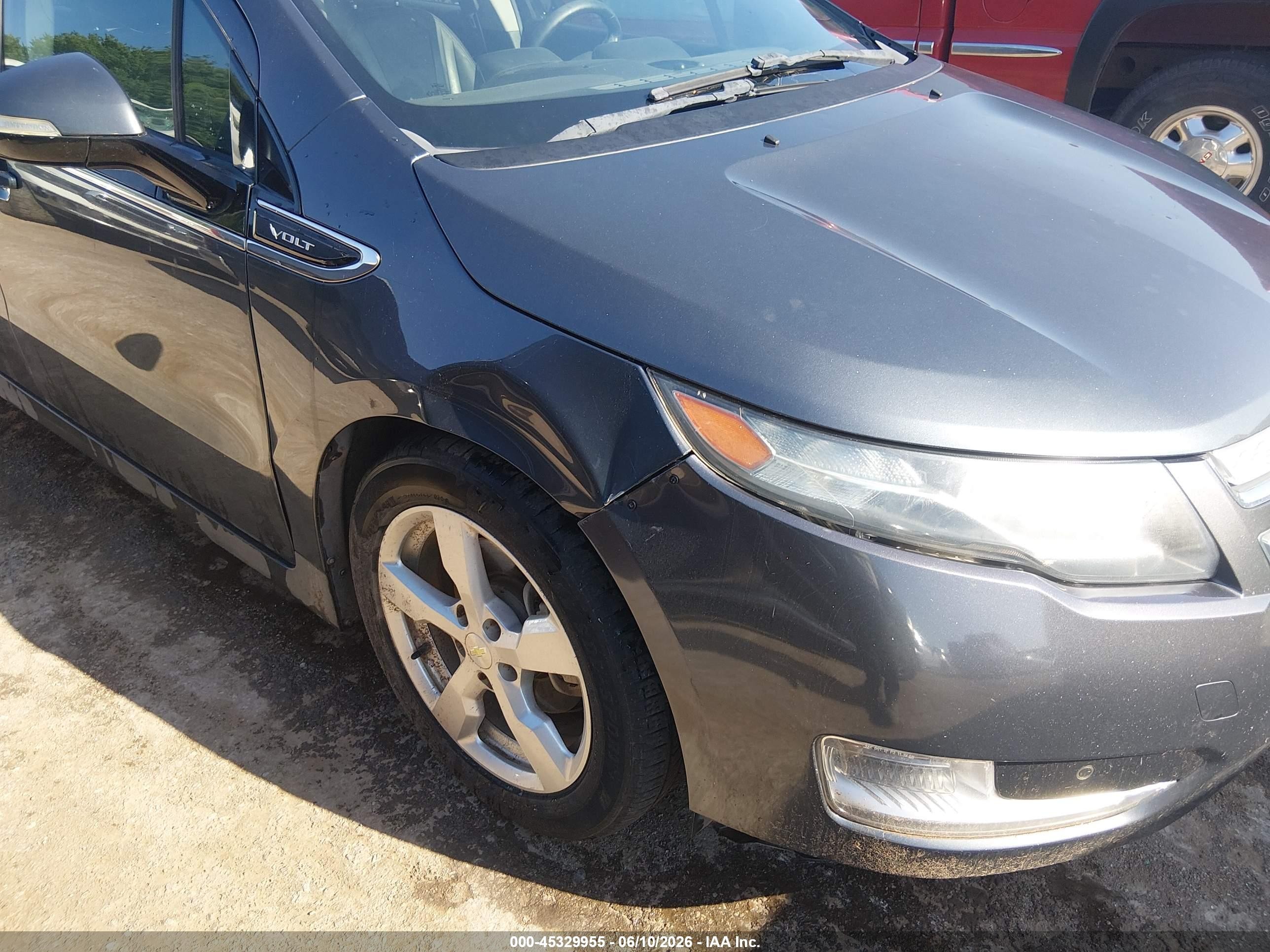 2013 Chevrolet Volt   Gray vin: 1G1RH6E46DU107222