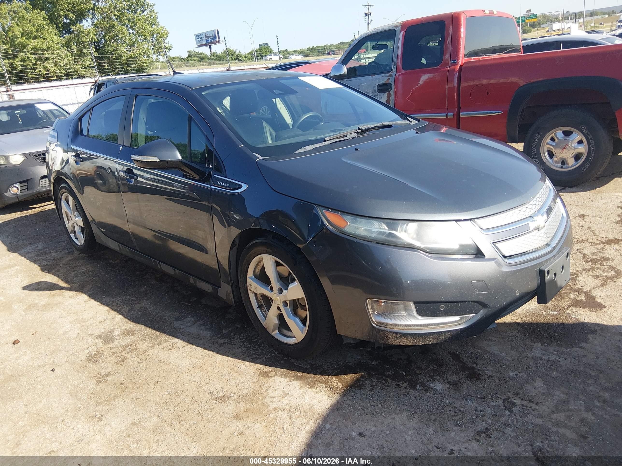 2013 Chevrolet Volt   Gray vin: 1G1RH6E46DU107222