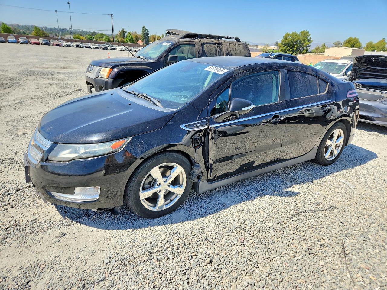 2014 Chevrolet Volt Black vin: 1G1RH6E46EU128587