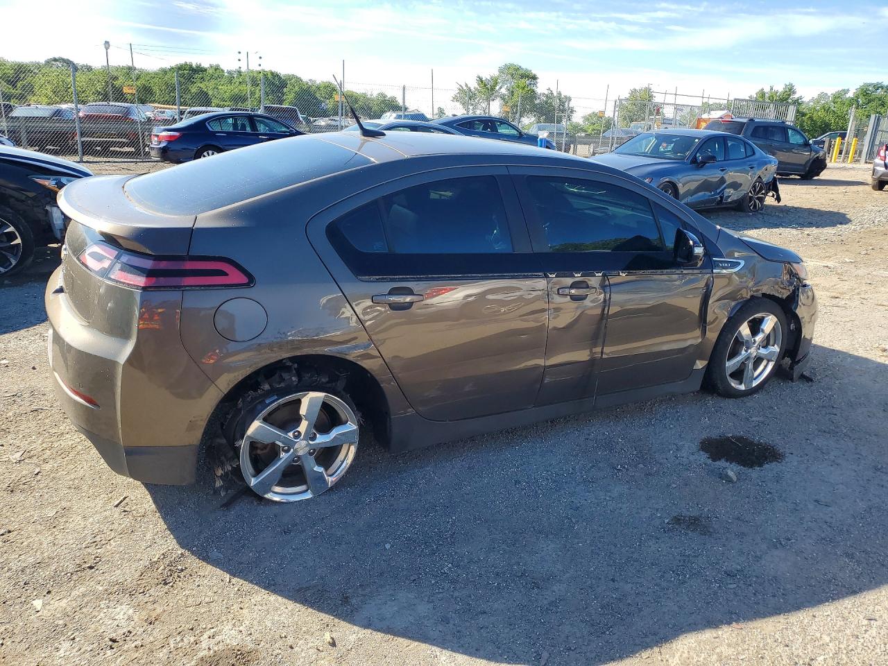 2014 Chevrolet Volt Brown vin: 1G1RH6E46EU146572
