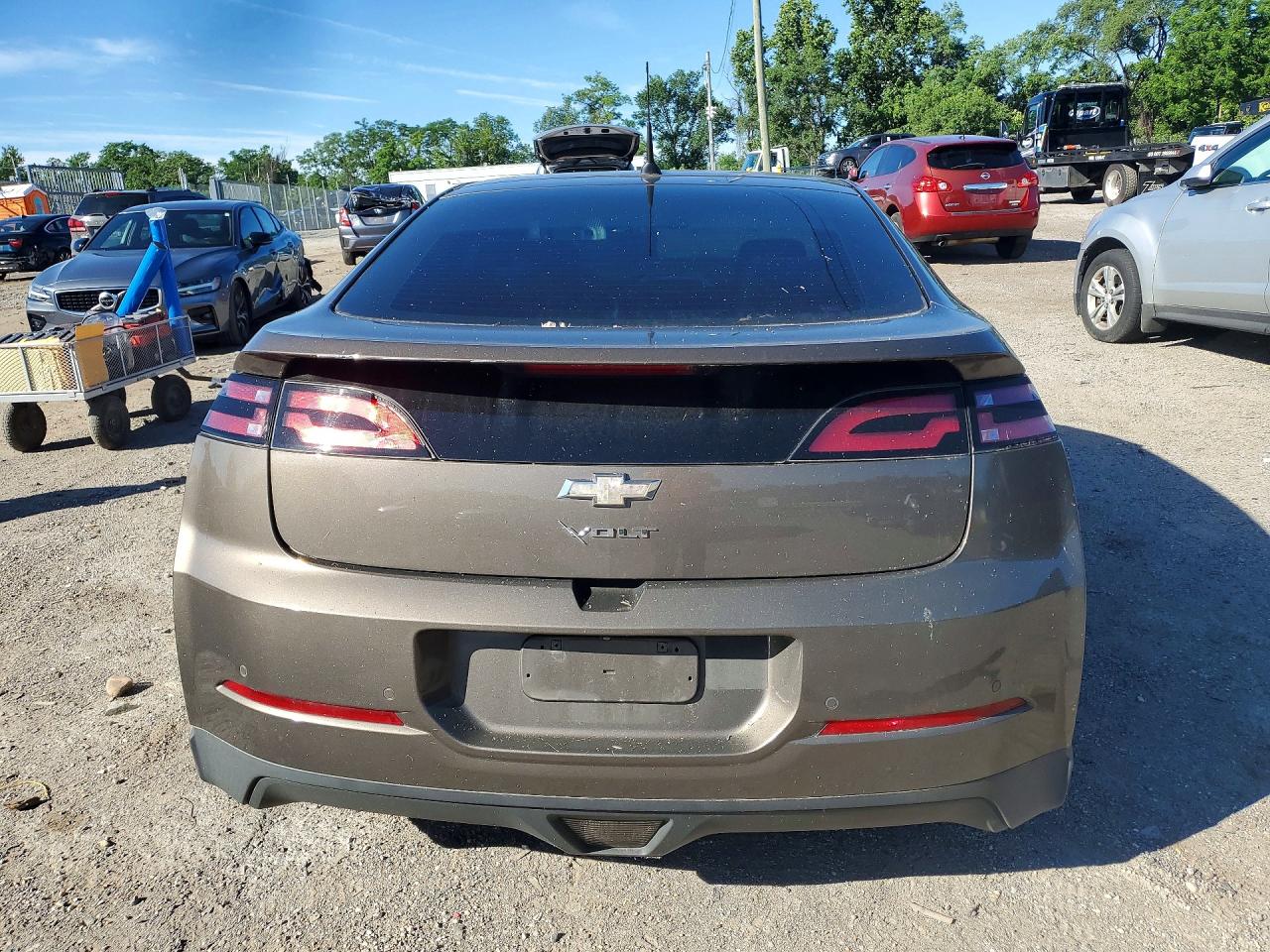 2014 Chevrolet Volt Brown vin: 1G1RH6E46EU146572