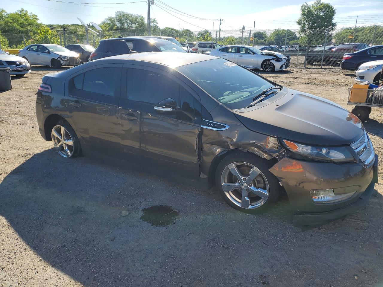 2014 Chevrolet Volt Brown vin: 1G1RH6E46EU146572