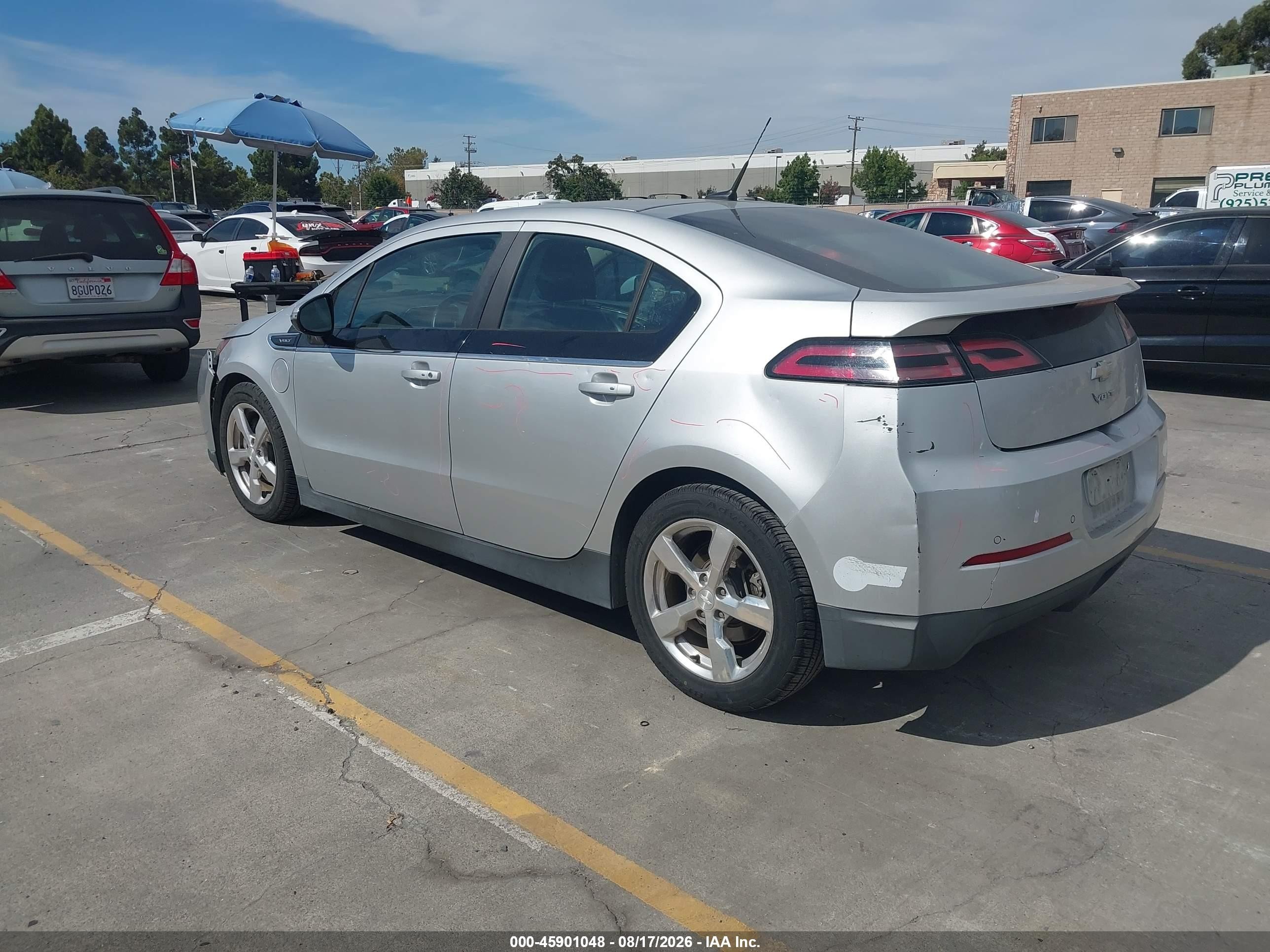 2013 Chevrolet Volt   Silver vin: 1G1RH6E47DU104314