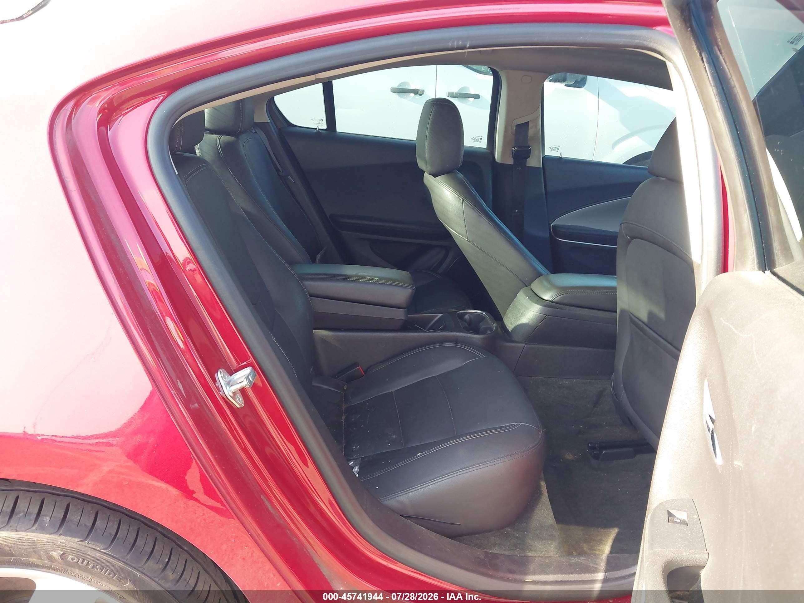 2013 Chevrolet Volt Красный vin: 1G1RH6E47DU119976