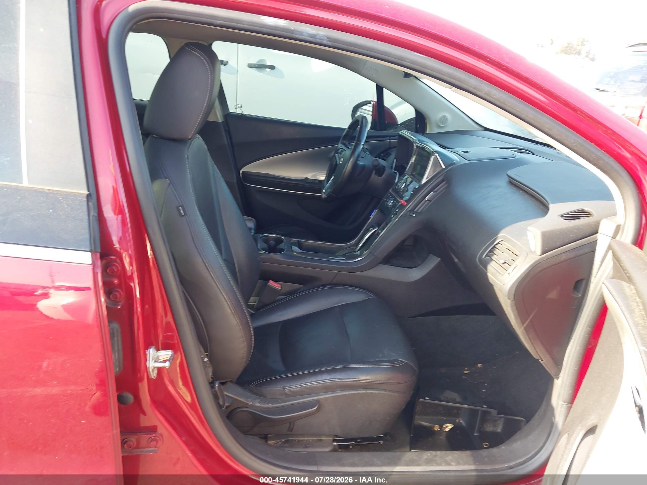 2013 Chevrolet Volt Красный vin: 1G1RH6E47DU119976