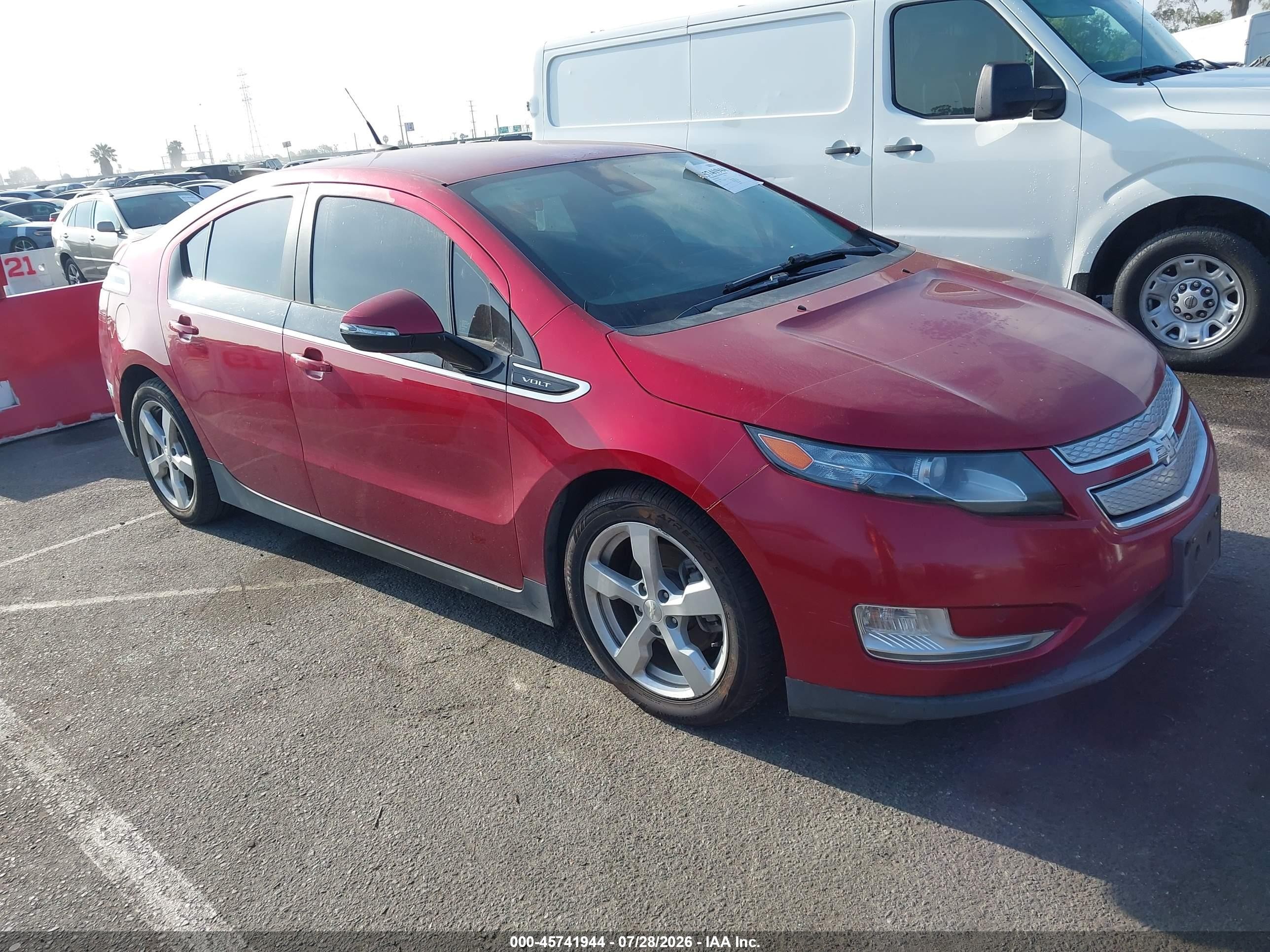 2013 Chevrolet Volt Red vin: 1G1RH6E47DU119976