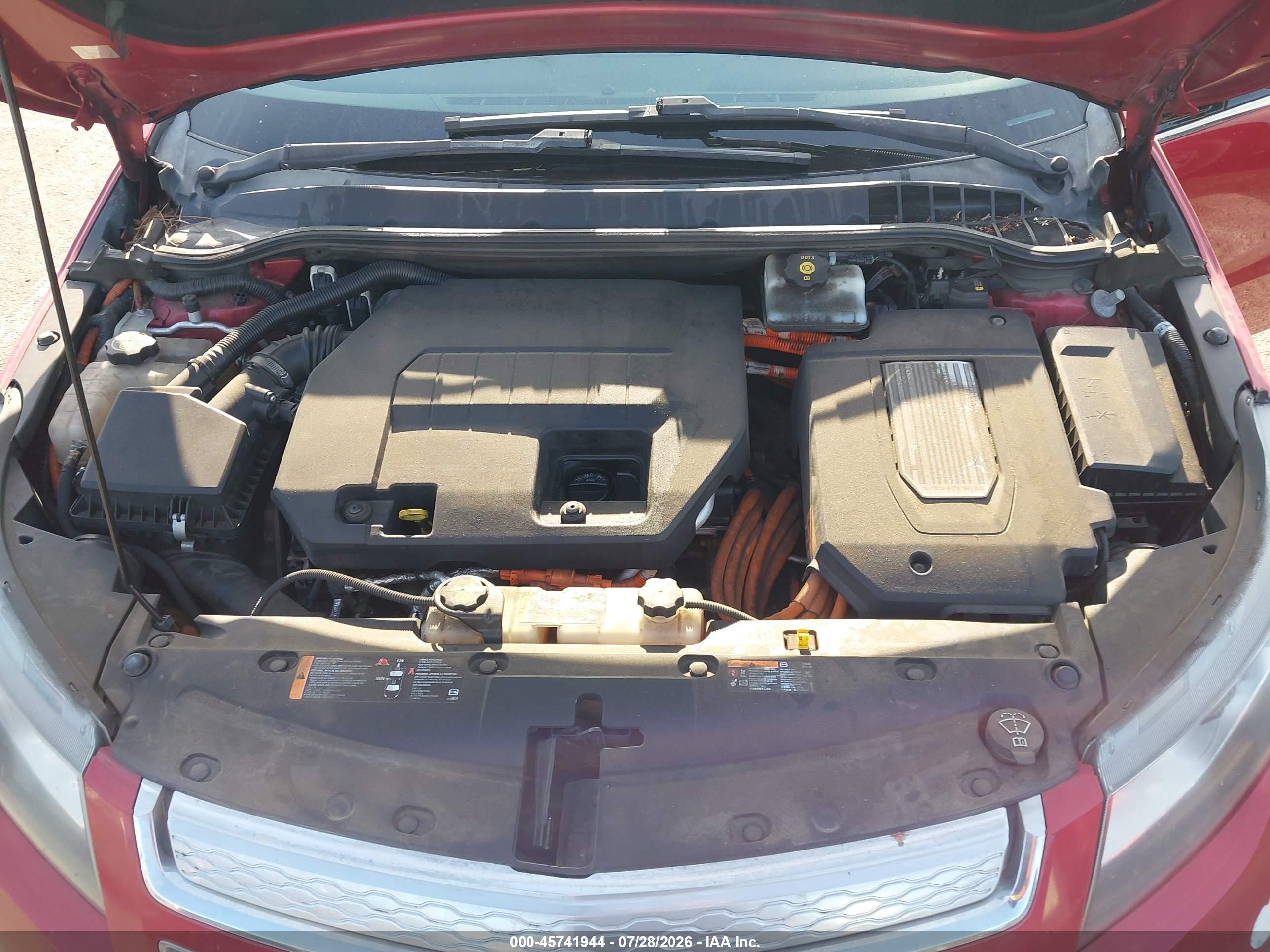 2013 Chevrolet Volt Красный vin: 1G1RH6E47DU119976