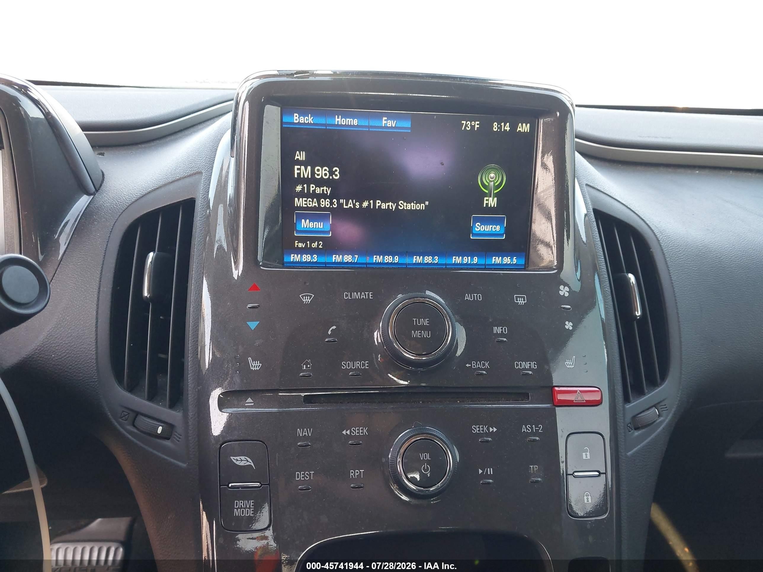 2013 Chevrolet Volt Красный vin: 1G1RH6E47DU119976