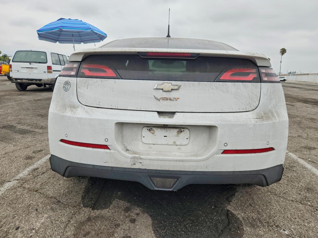 2014 Chevrolet Volt White vin: 1G1RH6E47EU172579