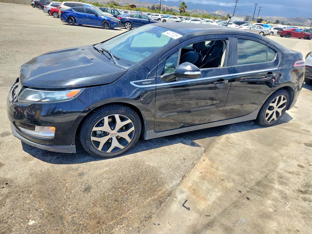2012 Chevrolet Volt Black vin: 1G1RH6E48CU125719