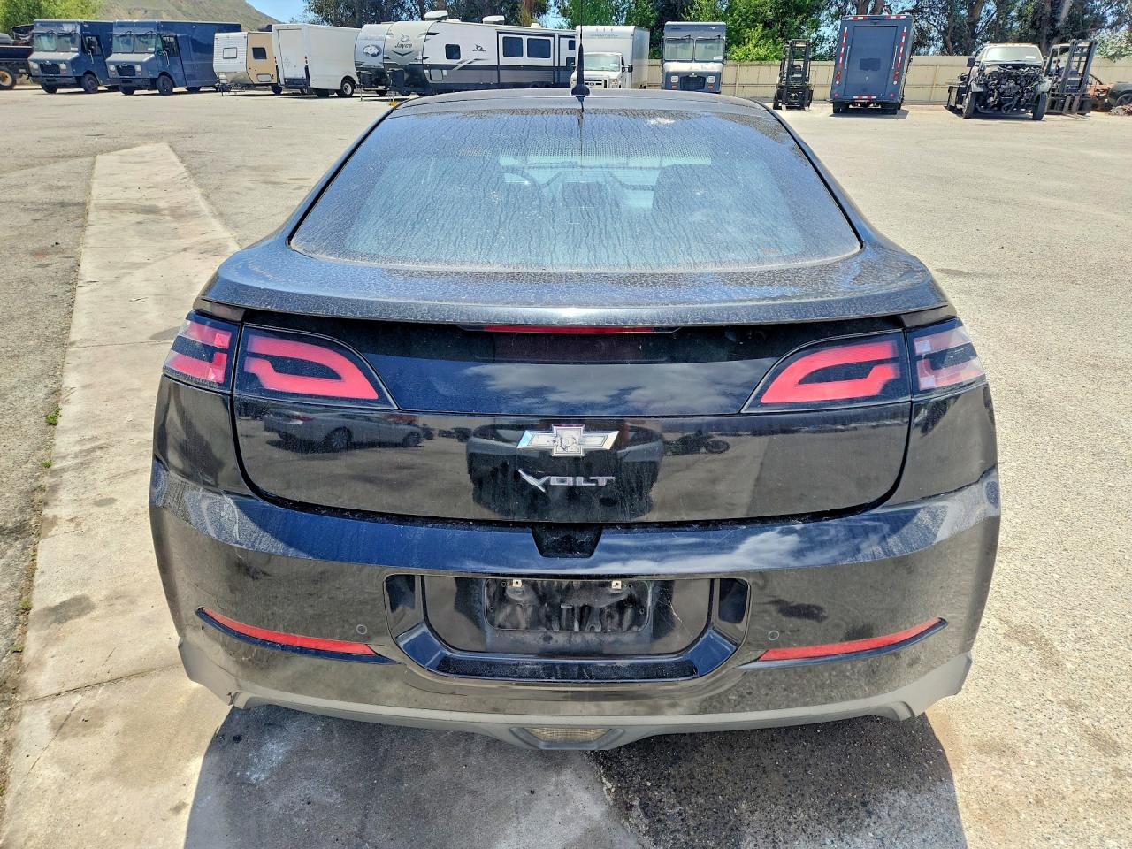 2012 Chevrolet Volt Black vin: 1G1RH6E48CU125719