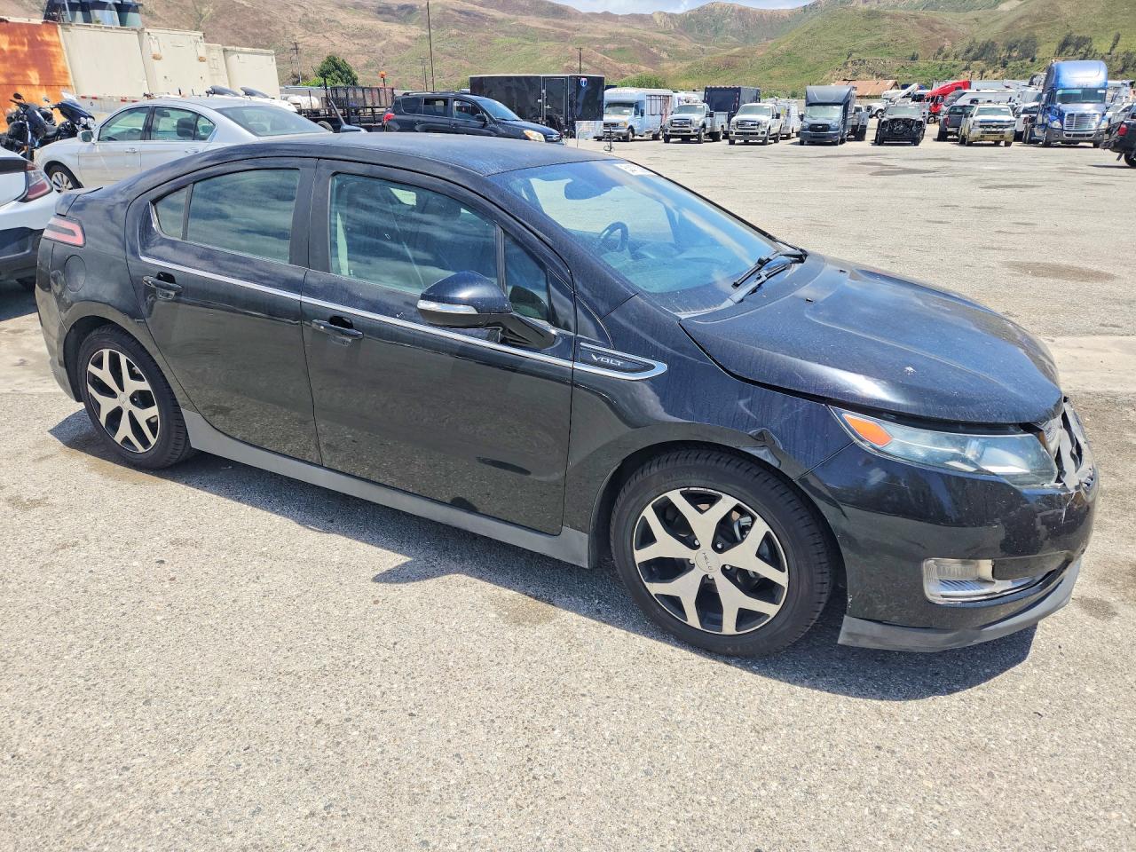 2012 Chevrolet Volt Black vin: 1G1RH6E48CU125719