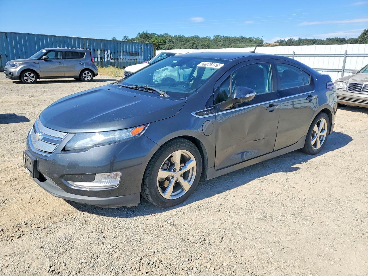 2013 Chevrolet Volt Gray vin: 1G1RH6E48DU137757