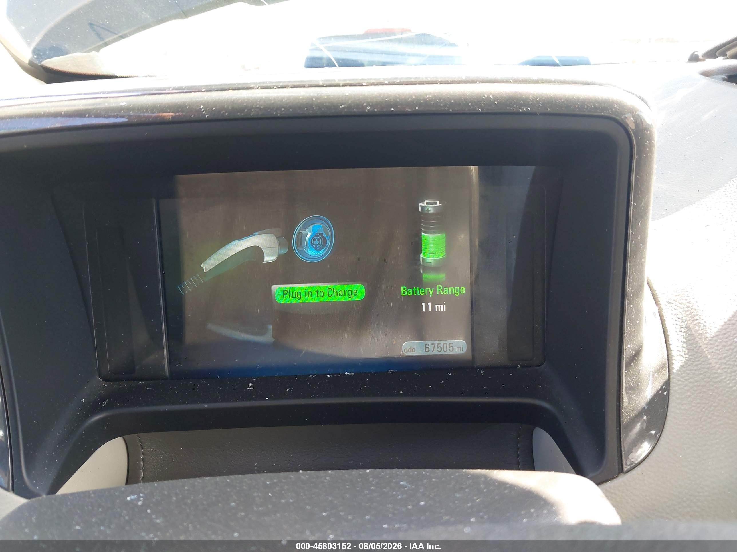 2014 Chevrolet Volt   Gray vin: 1G1RH6E48EU152194