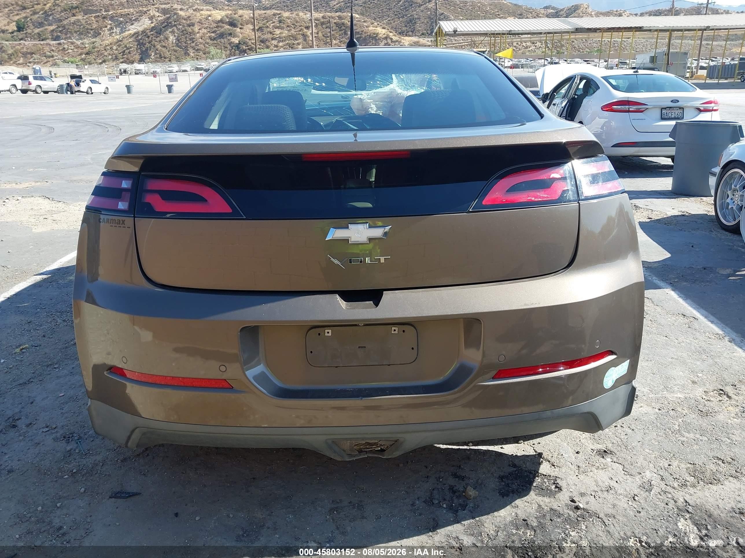 2014 Chevrolet Volt   Gray vin: 1G1RH6E48EU152194