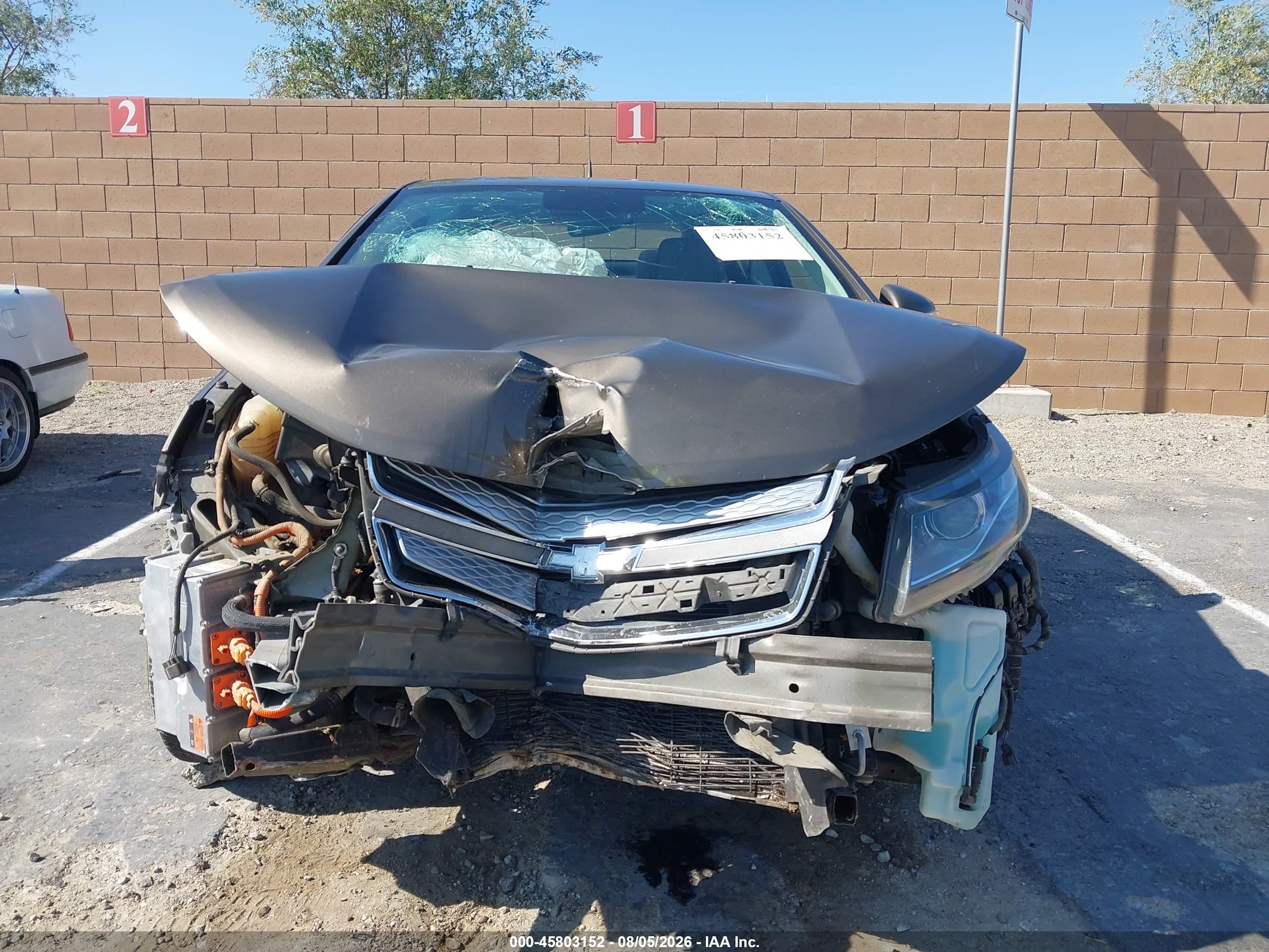 2014 Chevrolet Volt   Gray vin: 1G1RH6E48EU152194