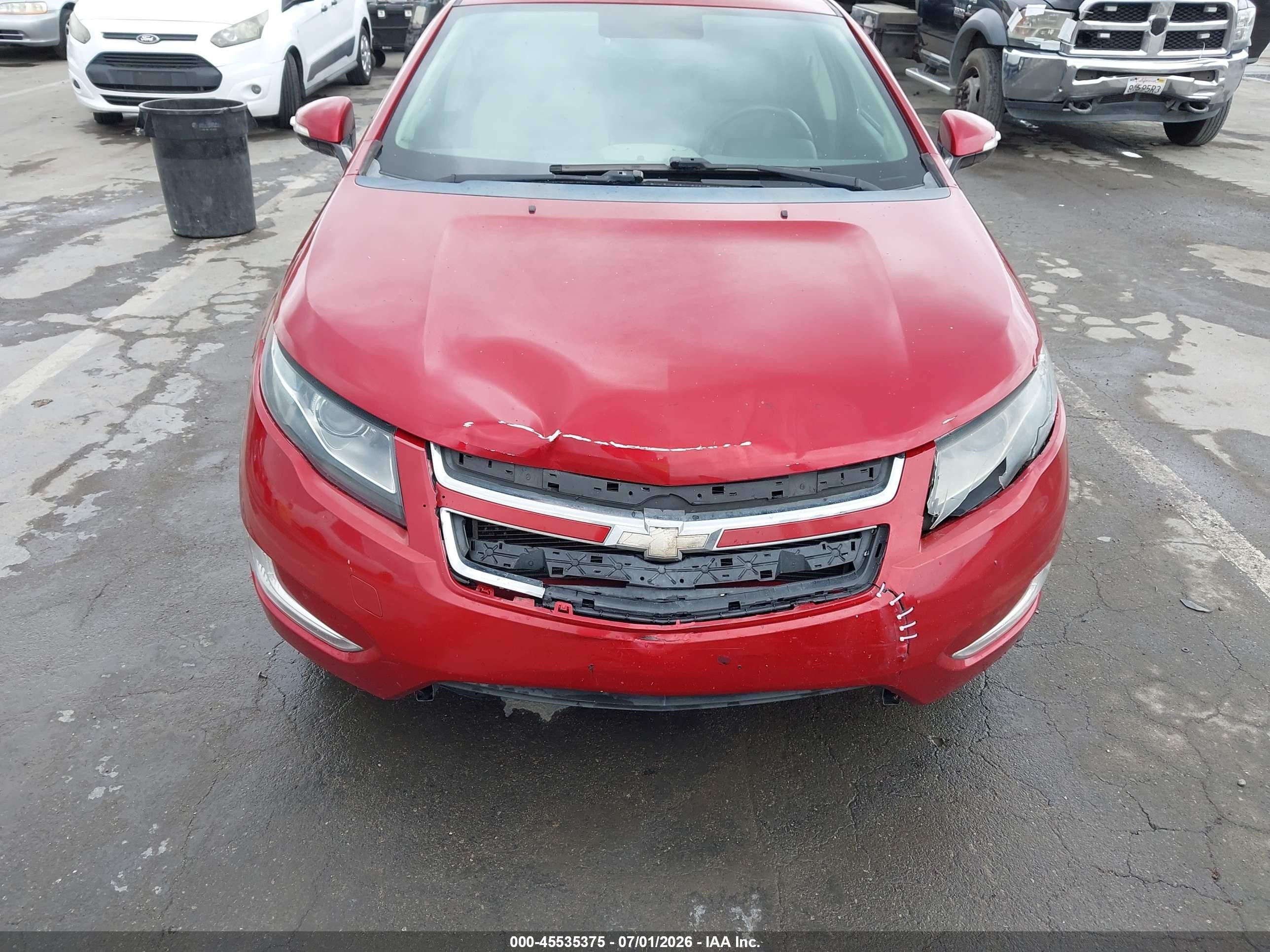 2013 Chevrolet Volt   Red vin: 1G1RH6E49DU136844