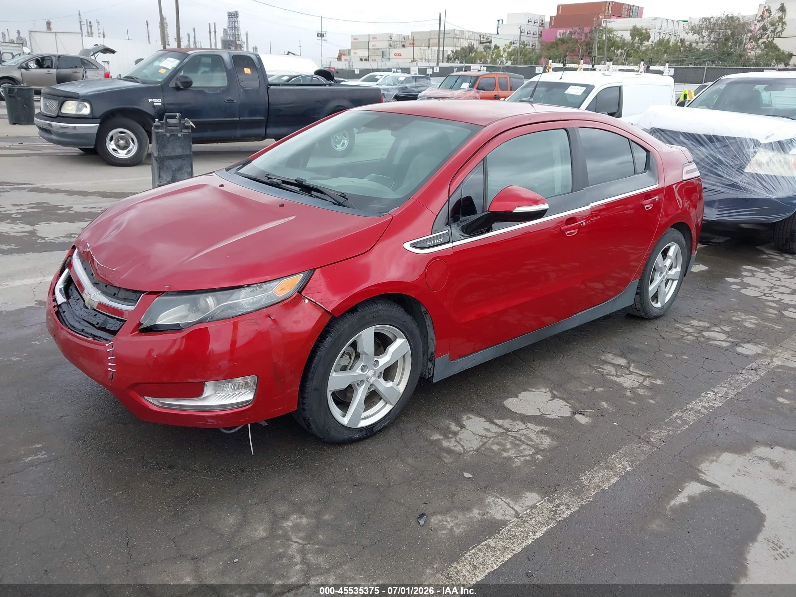 2013 Chevrolet Volt   Red vin: 1G1RH6E49DU136844
