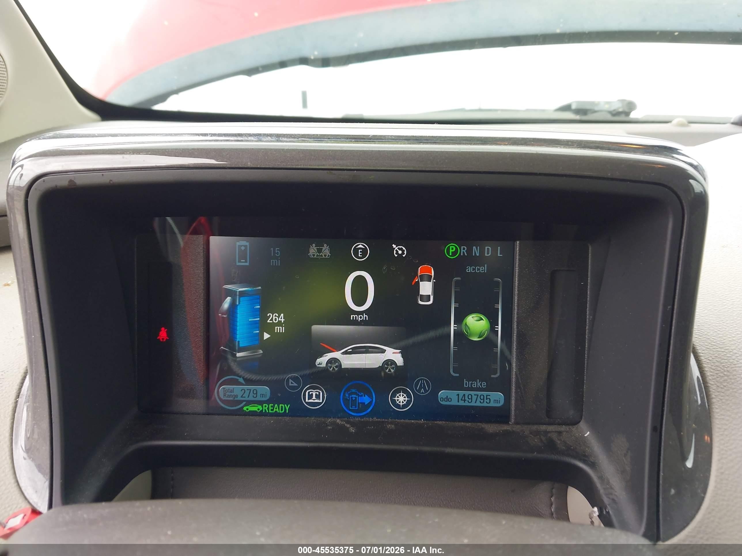 2013 Chevrolet Volt   Red vin: 1G1RH6E49DU136844