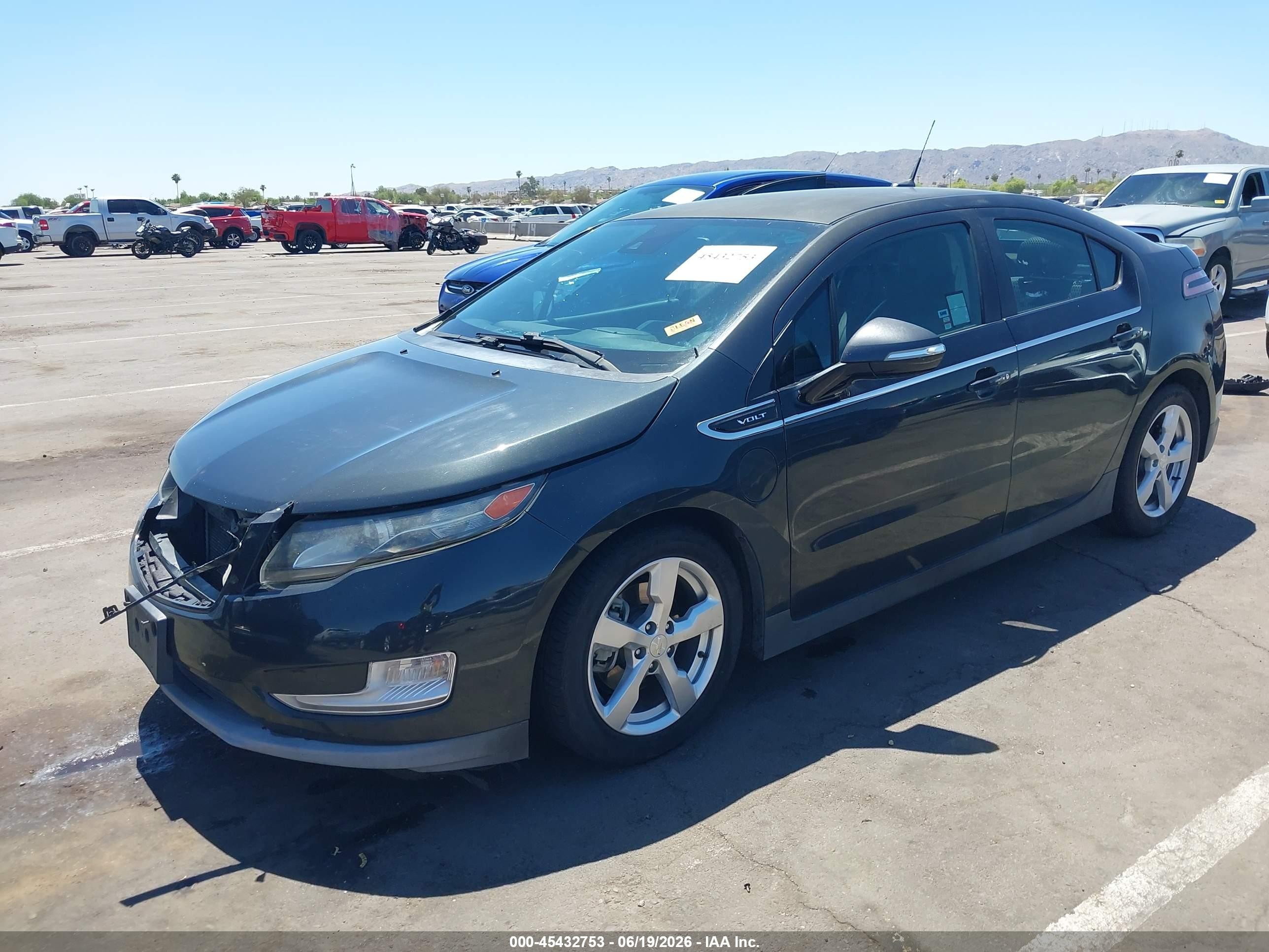 2014 Chevrolet Volt Серый vin: 1G1RH6E49EU155315