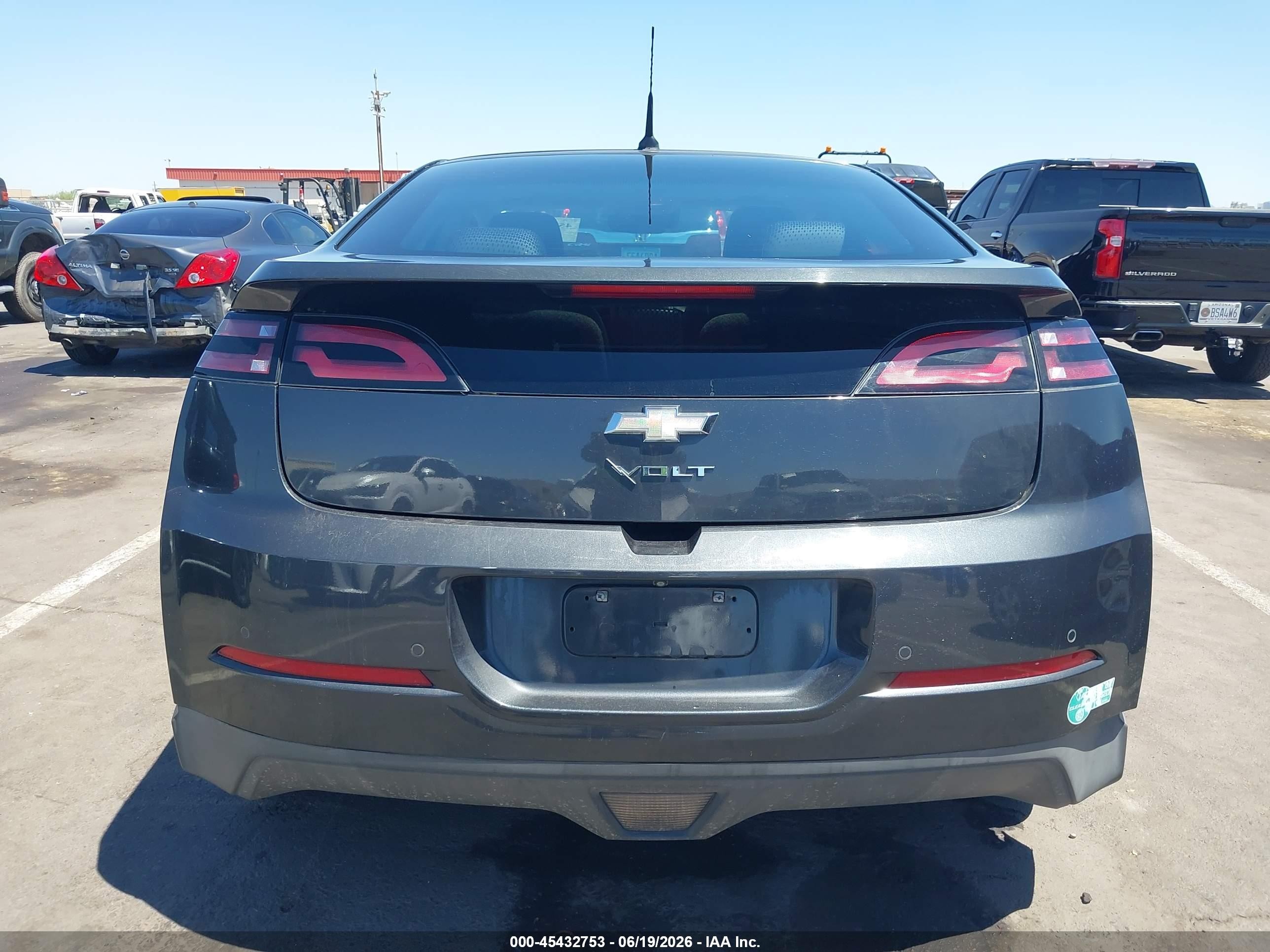 2014 Chevrolet Volt Серый vin: 1G1RH6E49EU155315