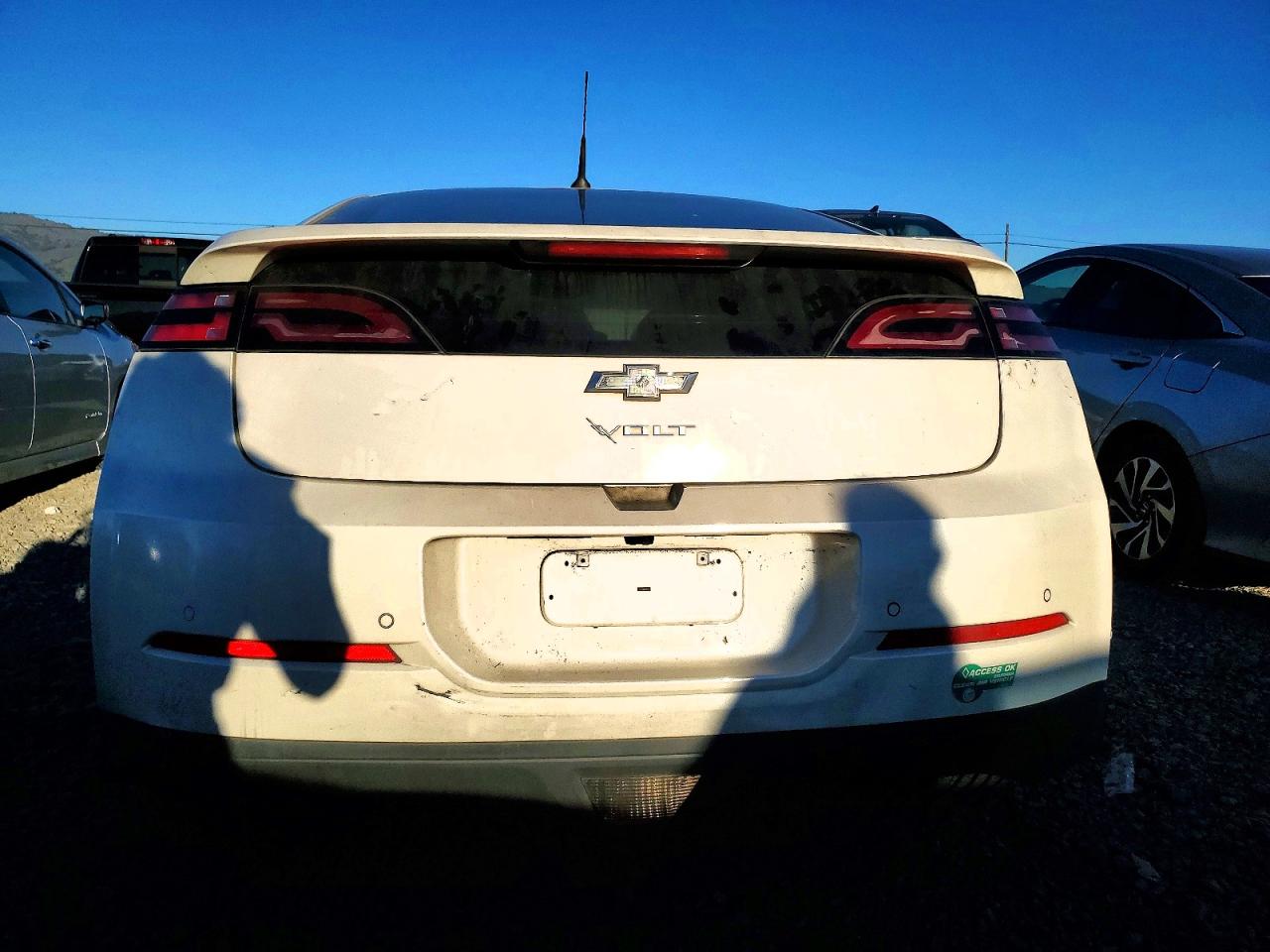 2014 Chevrolet Volt White vin: 1G1RH6E49EU158151