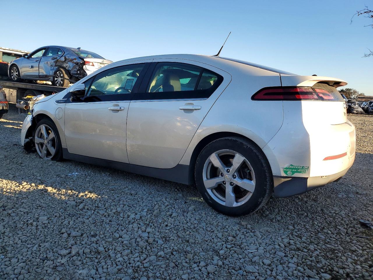 2014 Chevrolet Volt White vin: 1G1RH6E49EU158151