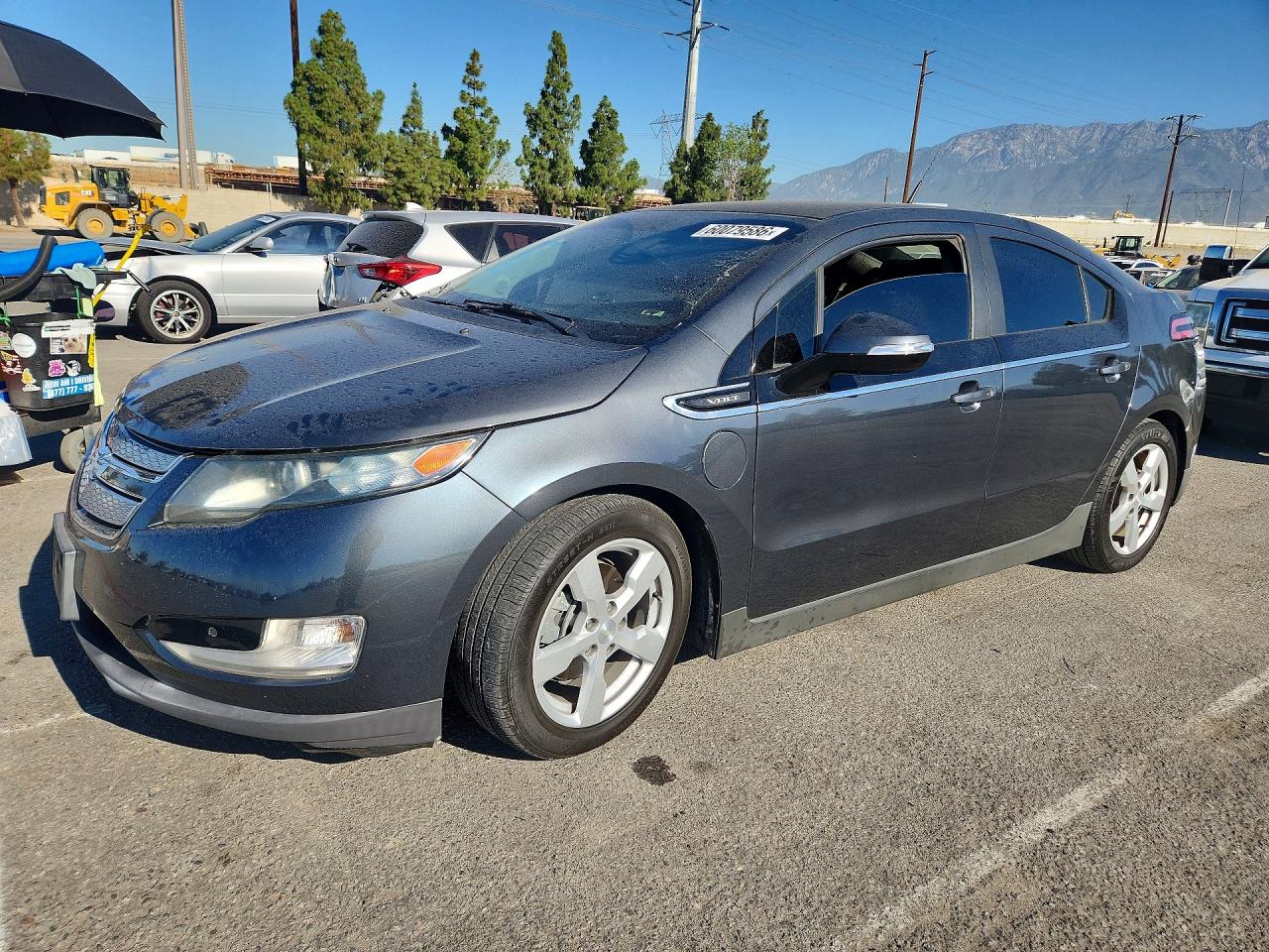 2012 Chevrolet Volt Gray vin: 1G1RH6E4XCU122496