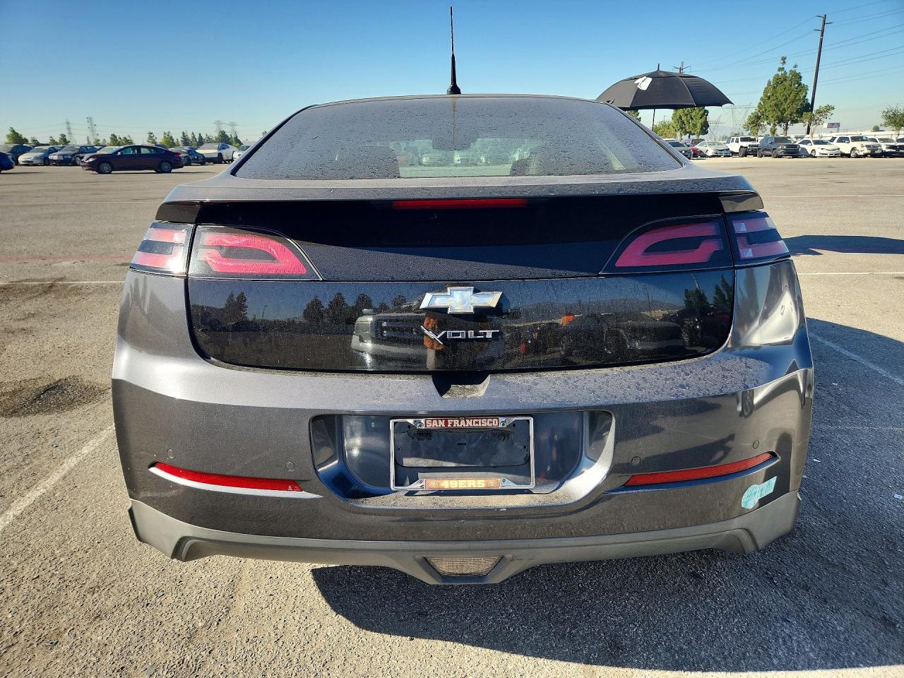 2012 Chevrolet Volt Gray vin: 1G1RH6E4XCU122496