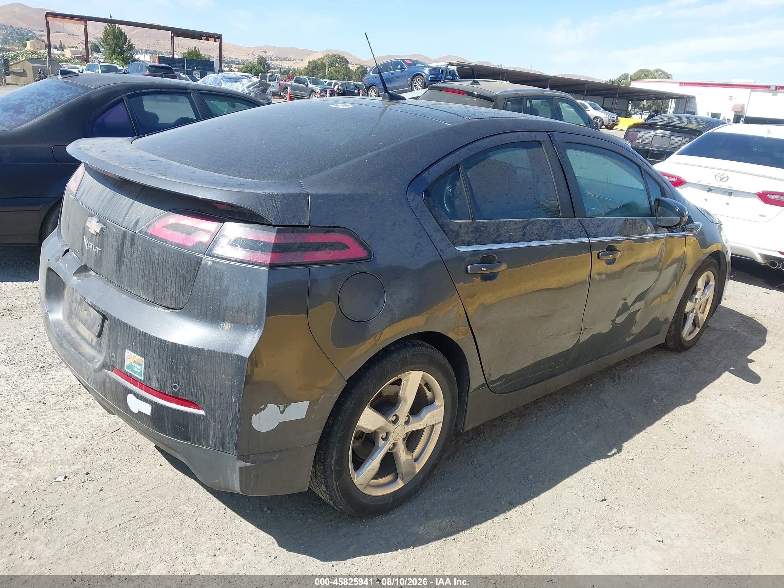2012 Chevrolet Volt   Black vin: 1G1RH6E4XCU127178
