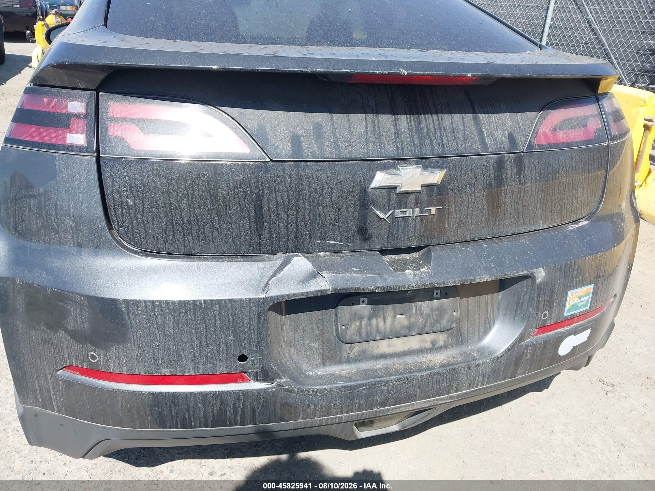 2012 Chevrolet Volt   Black vin: 1G1RH6E4XCU127178