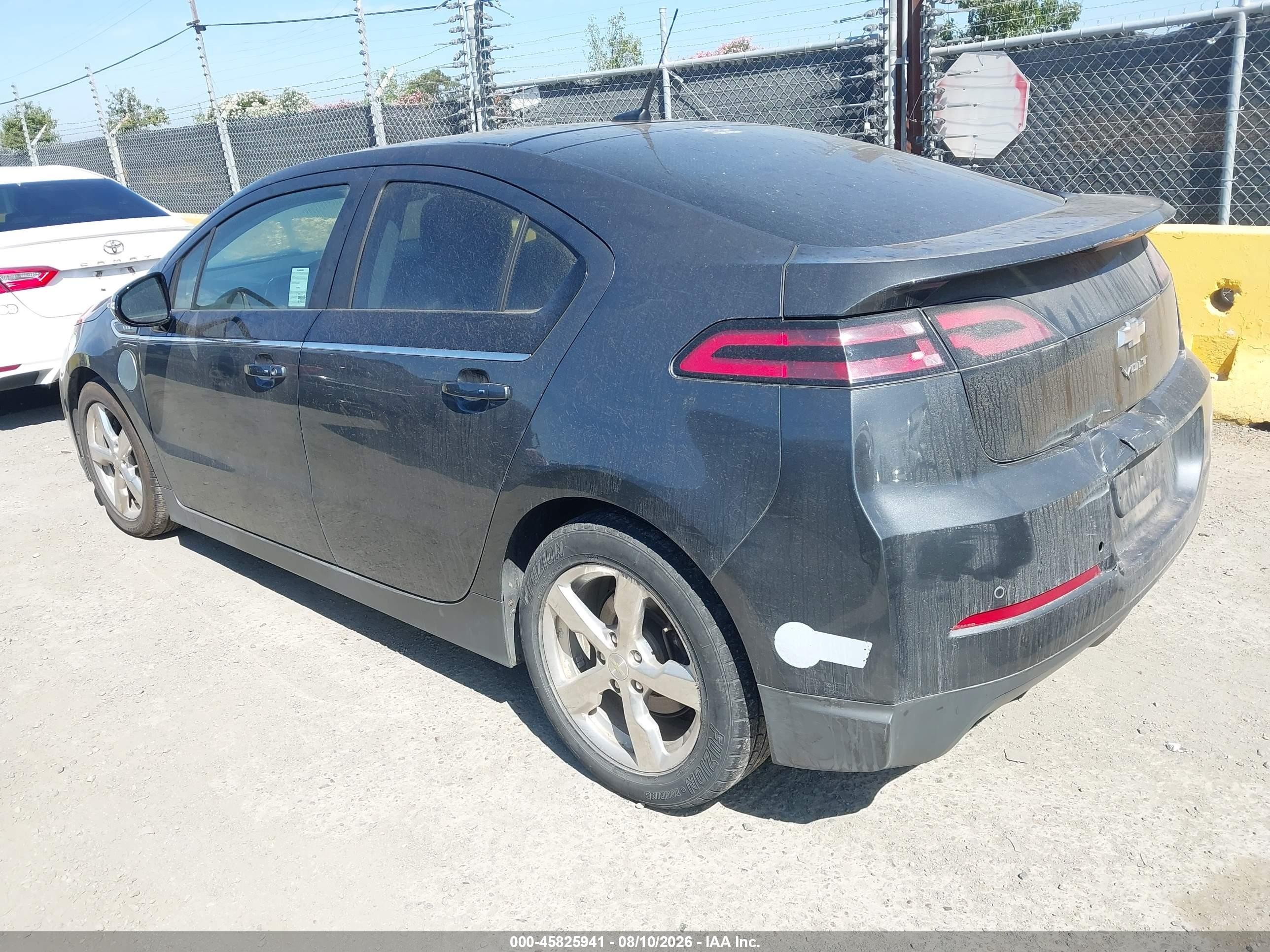 2012 Chevrolet Volt   Black vin: 1G1RH6E4XCU127178