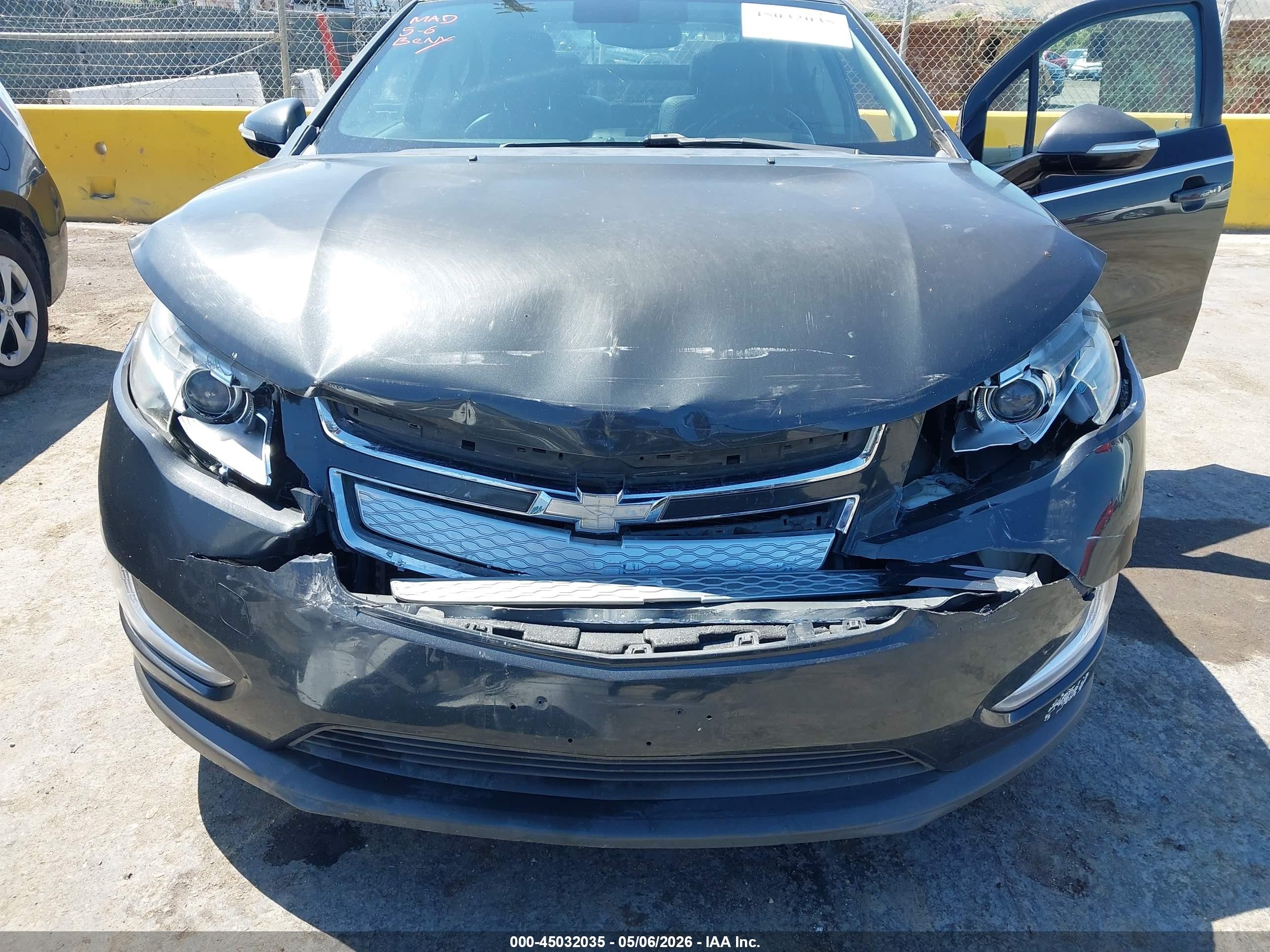 2014 Chevrolet Volt   Gray vin: 1G1RH6E4XEU161690