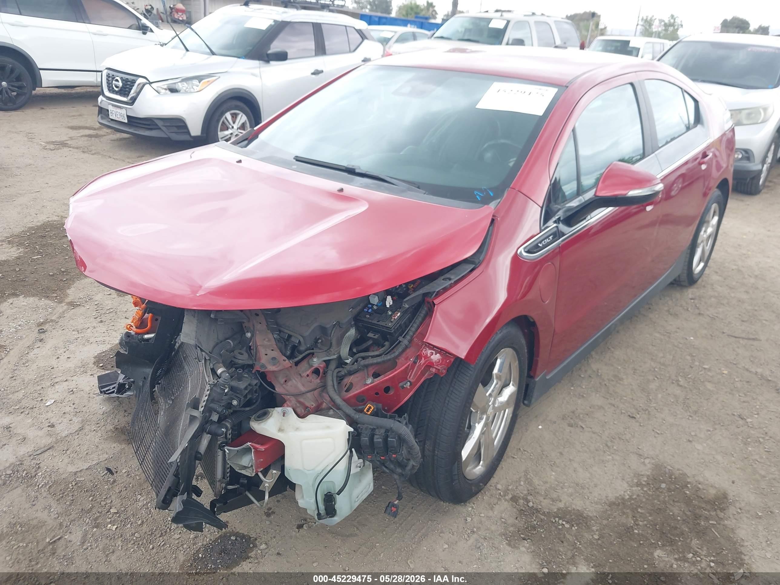 2014 Chevrolet Volt   Red vin: 1G1RH6E4XEU173810