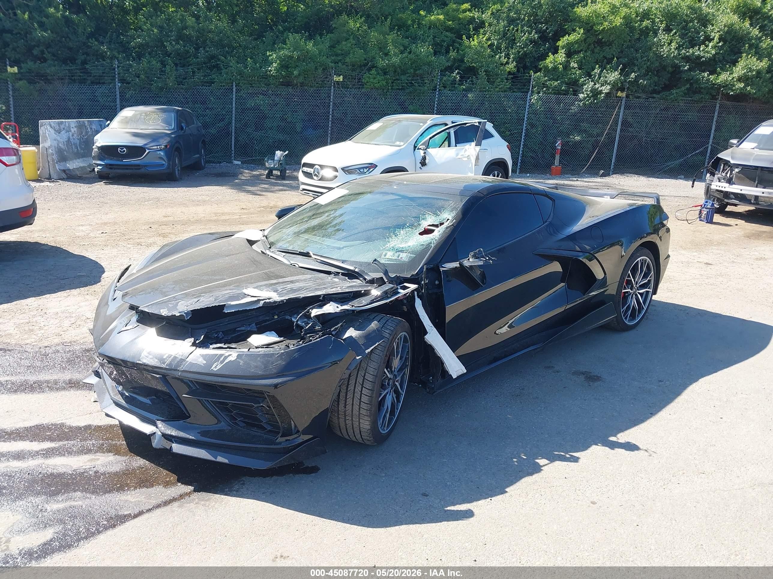 2023 Chevrolet Corvette Stingray Rwd  1lt Black vin: 1G1YA2D41P5142212
