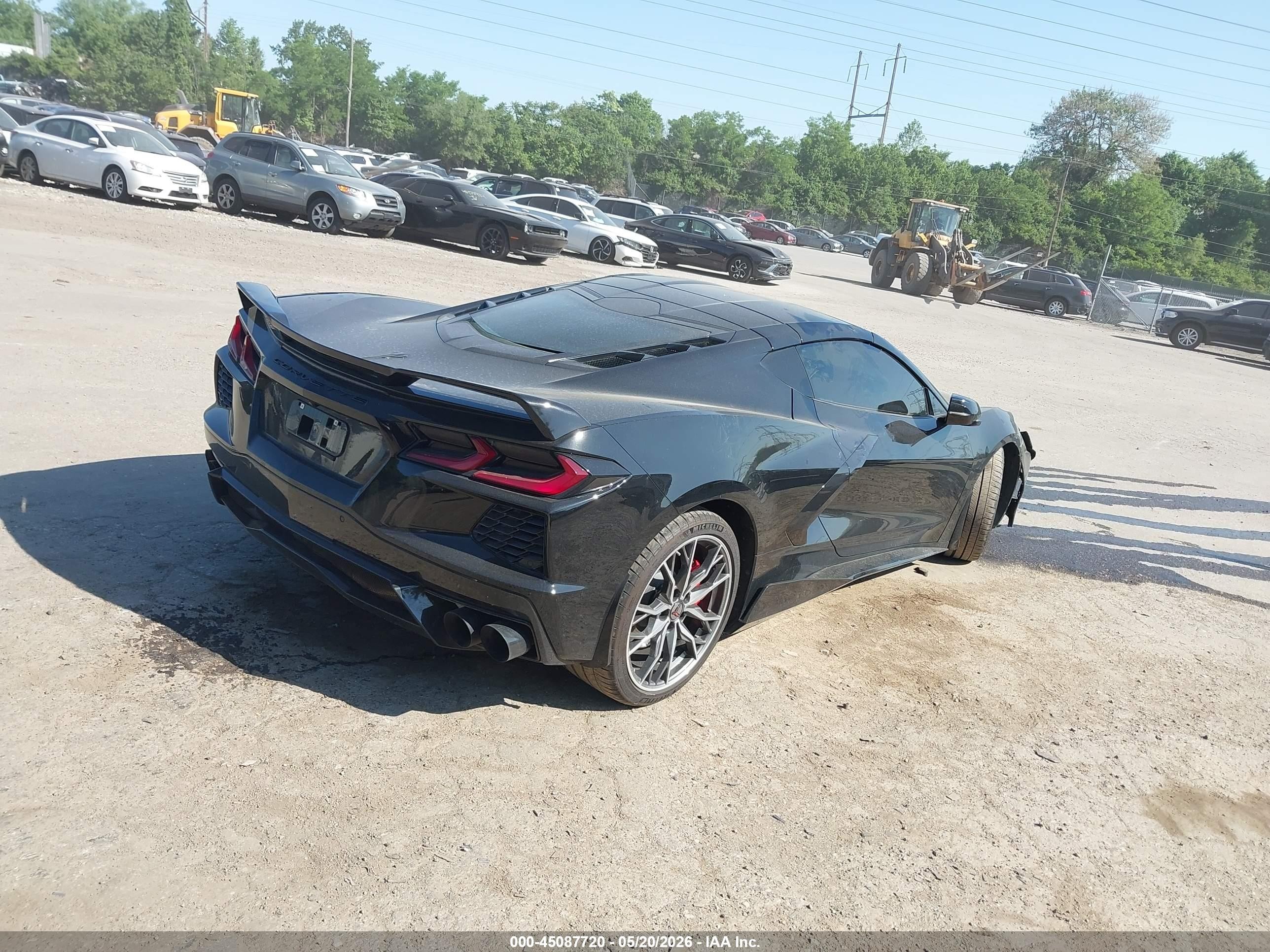 2023 Chevrolet Corvette Stingray Rwd  1lt Black vin: 1G1YA2D41P5142212