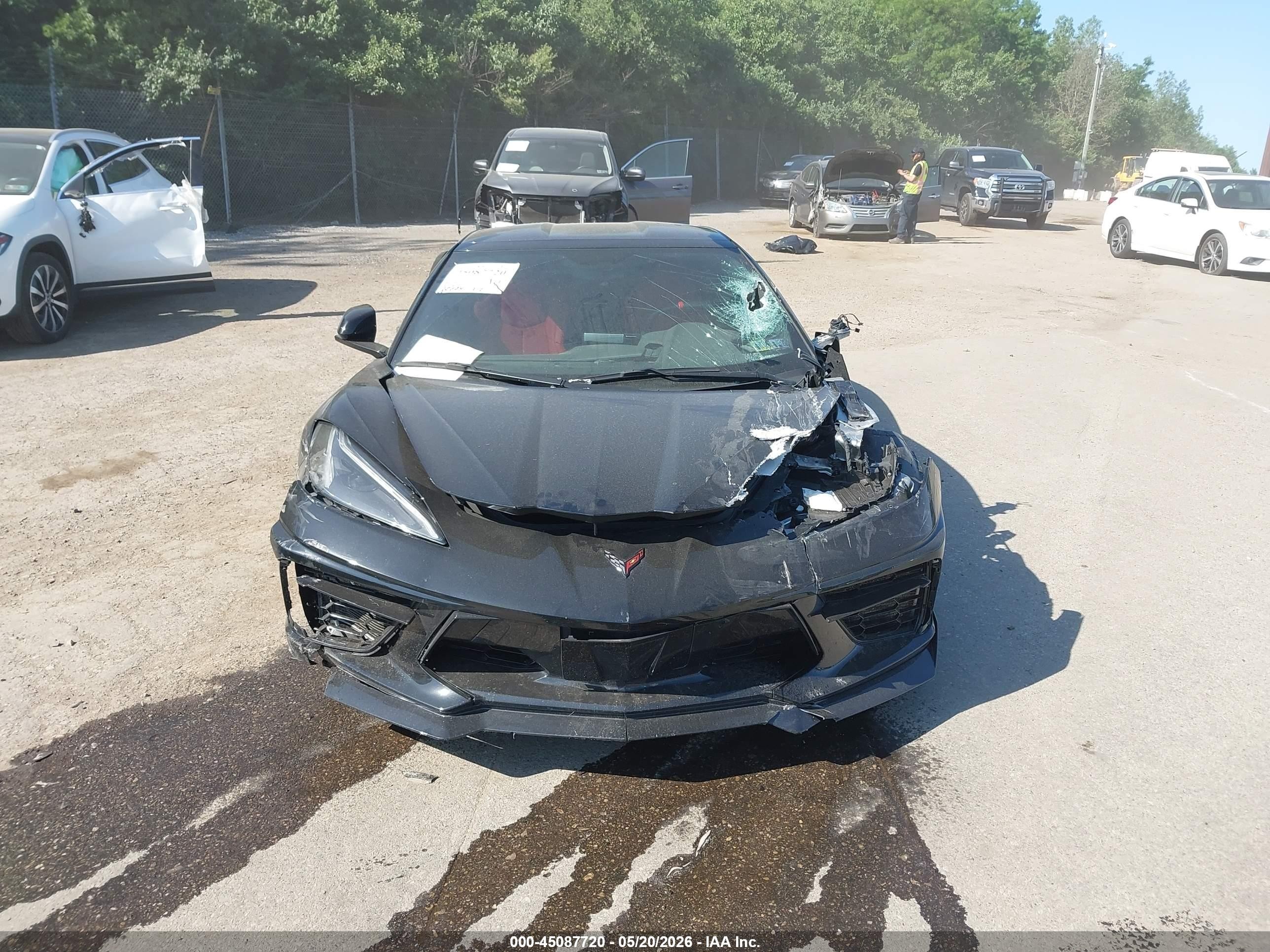 2023 Chevrolet Corvette Stingray Rwd  1lt Black vin: 1G1YA2D41P5142212